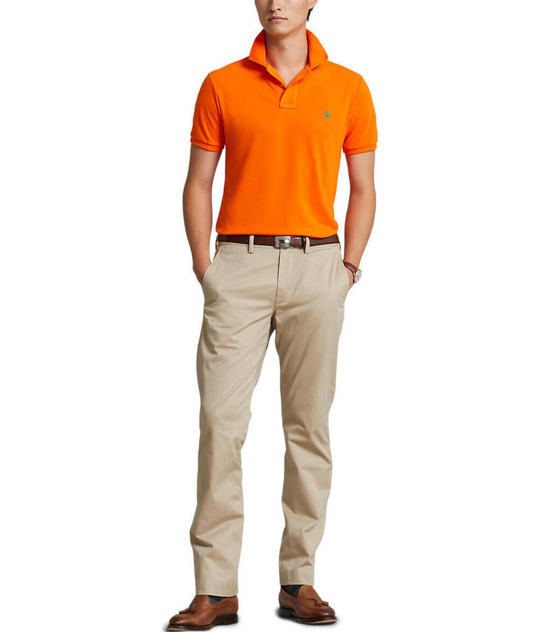 Polo Ralph Lauren Straight Fit Flat Front Stretch Twill Chino Pants