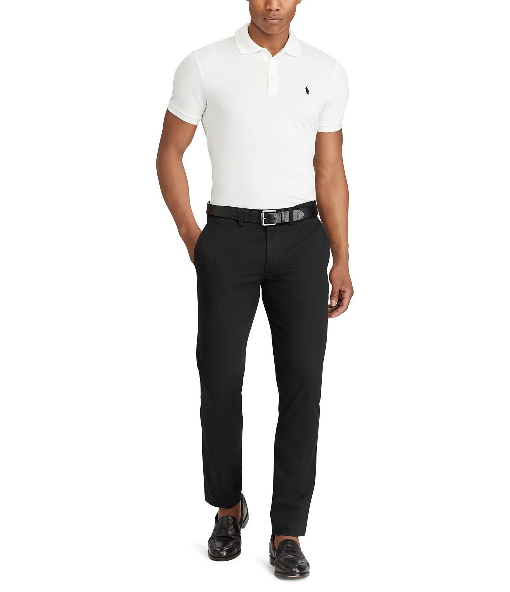 Polo Ralph Lauren Straight Fit Flat Front Stretch Twill Chino Pants