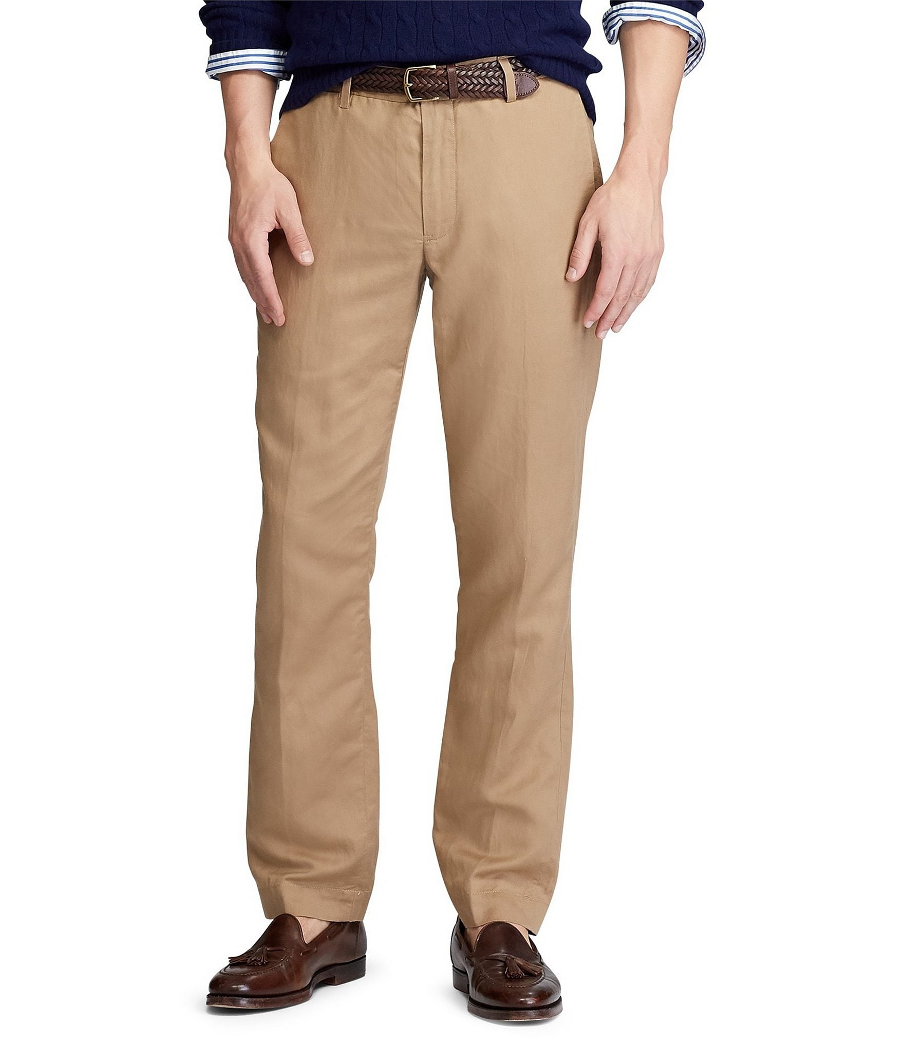 Polo Ralph Lauren Straight-Fit Linen Pants | Dillard's