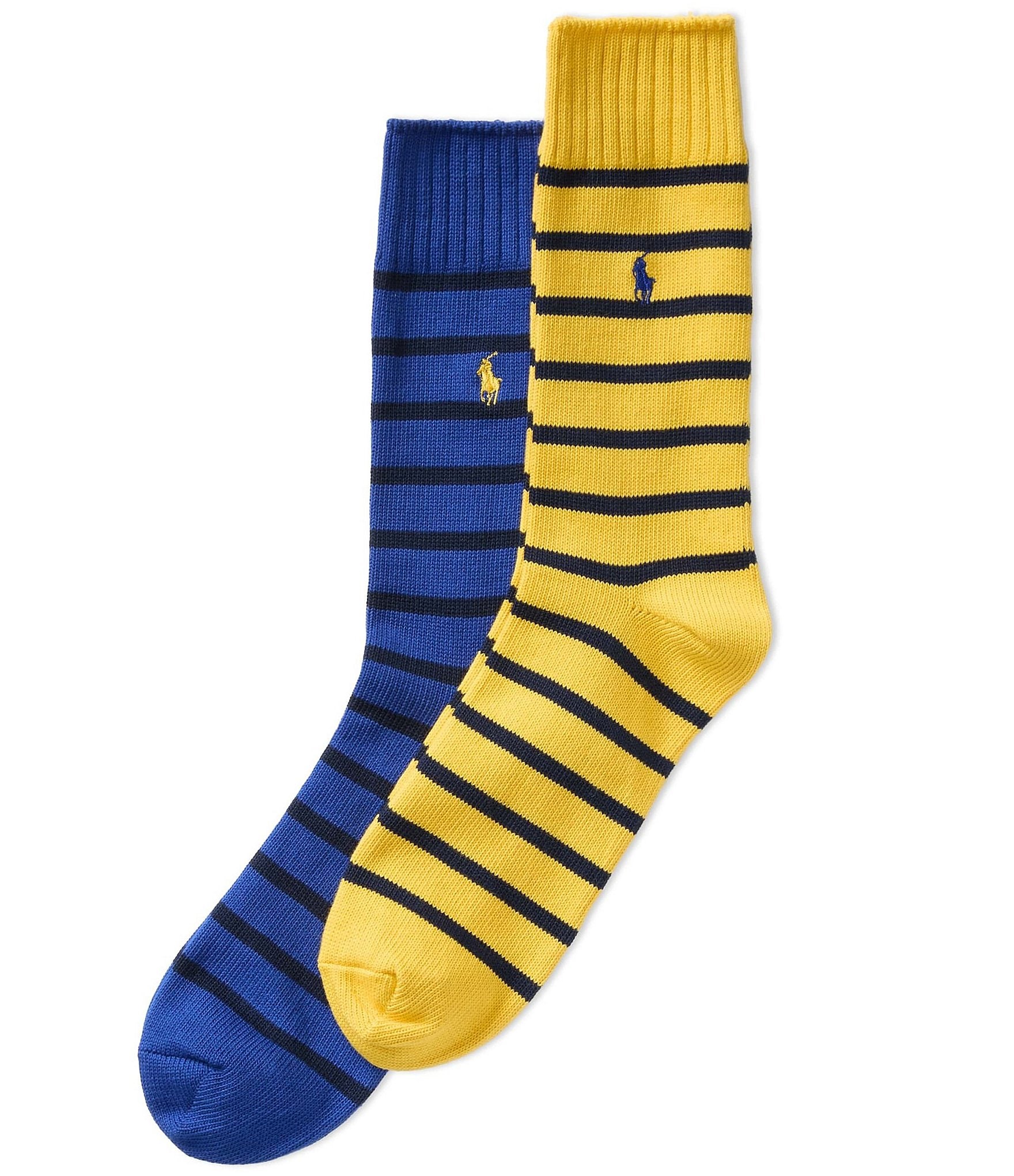 Polo Ralph Lauren Striped Boot Socks 2-Pack