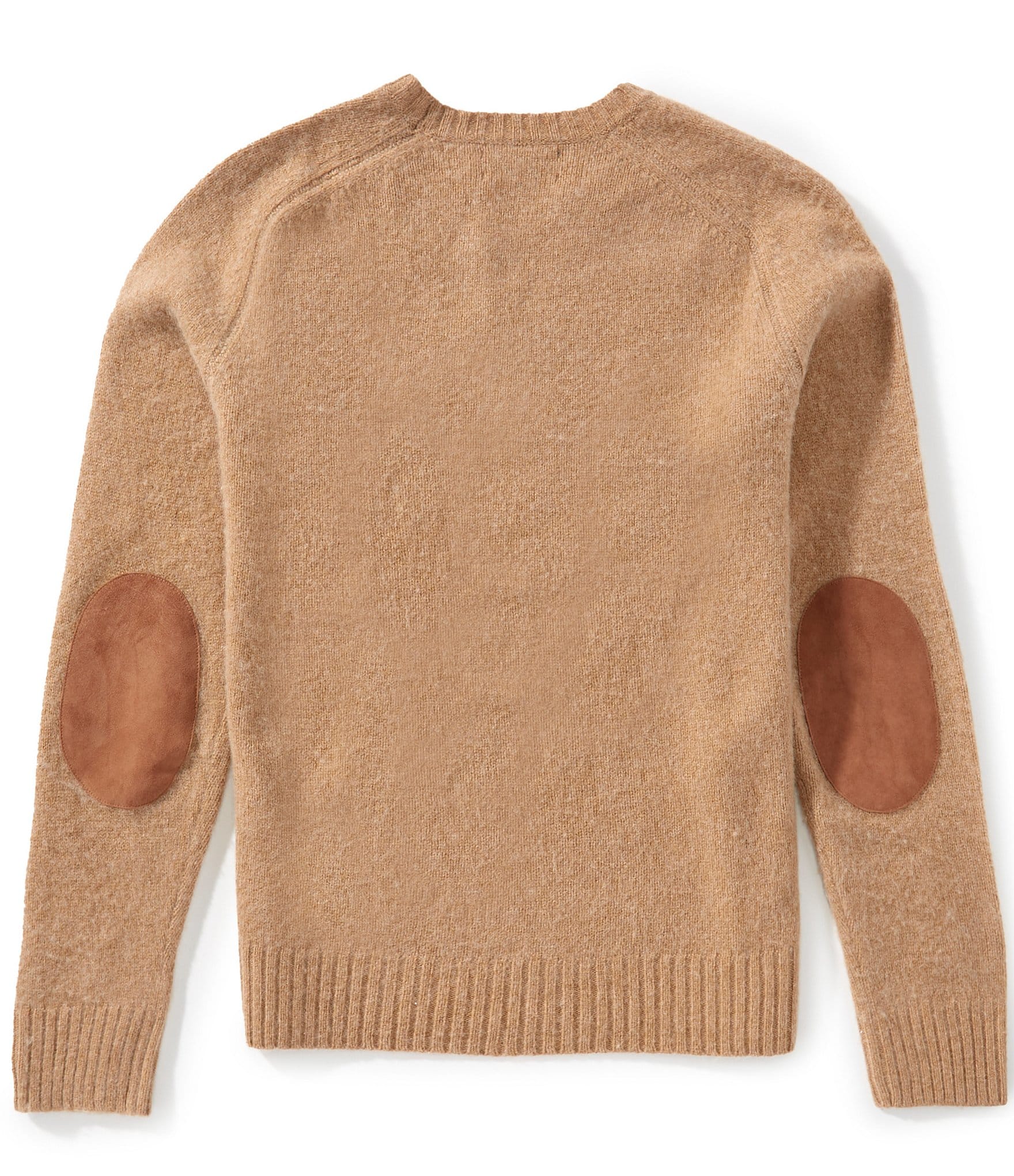 Polo Ralph Lauren Suede-Patch Wool-Cashmere Sweater