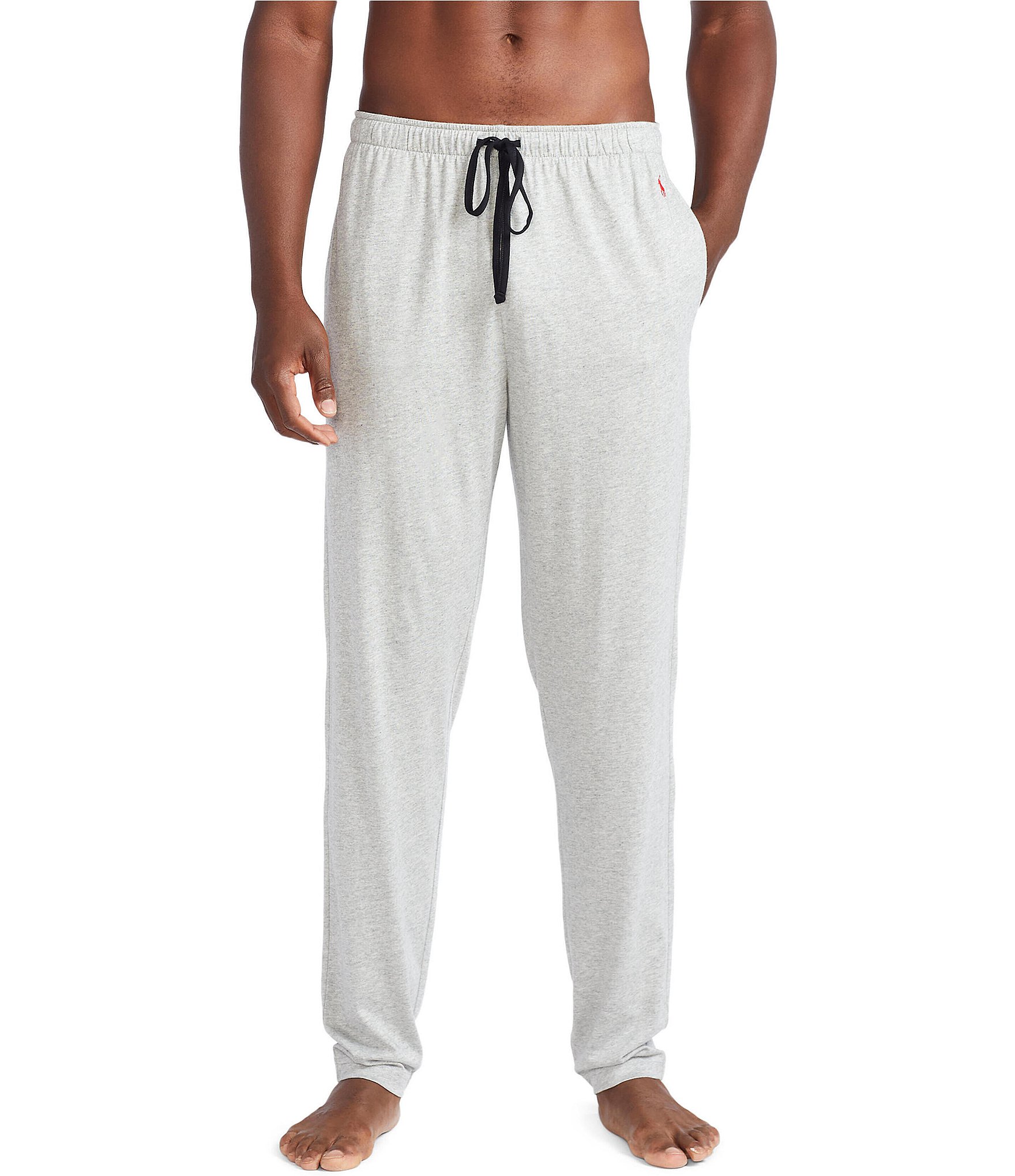 POLO Ralph Lauren Grey Cream Plaid Pajamas Lounge Sleep Pants