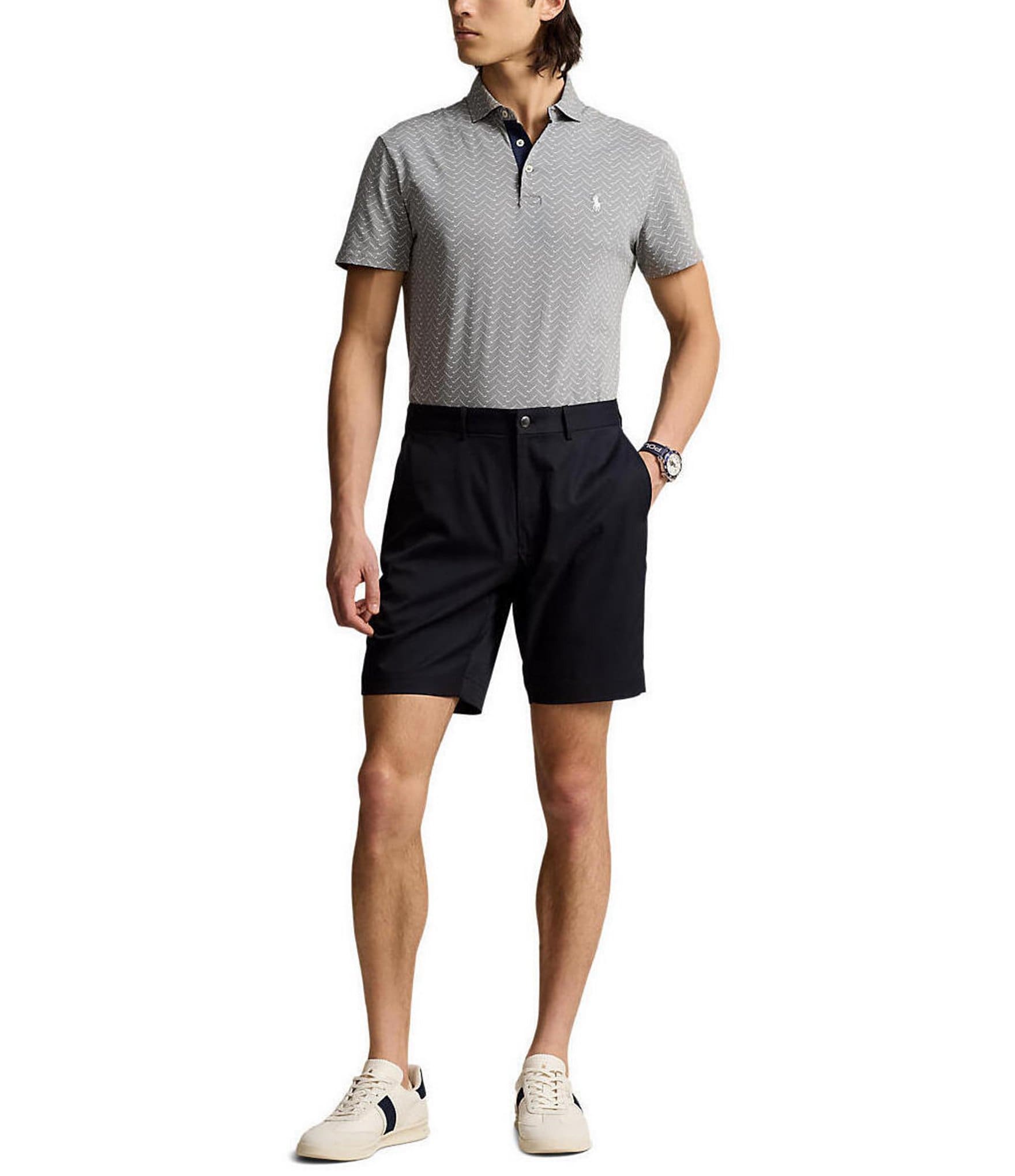 Polo Ralph Lauren Tailored Fit Performance Stretch 9#double; Inseam Twill Shorts