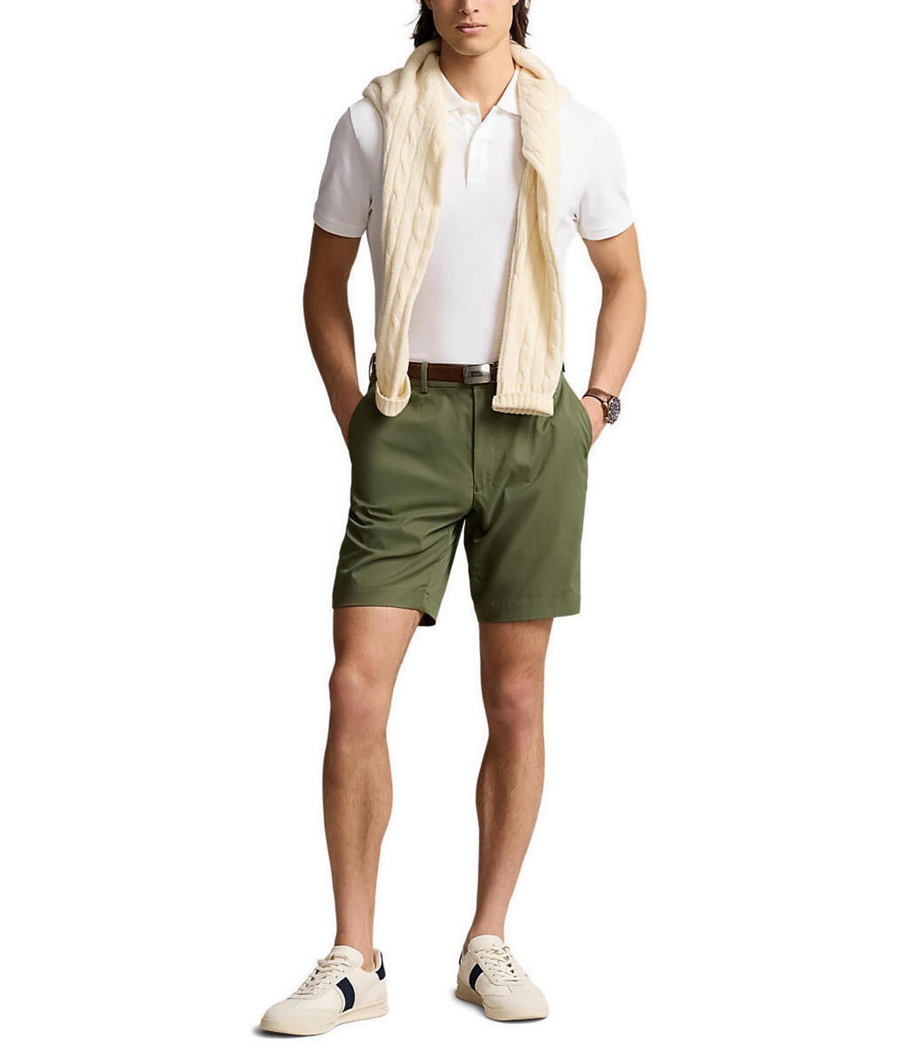 Polo Ralph Lauren Tailored Fit Performance Stretch 9#double; Inseam Twill Shorts