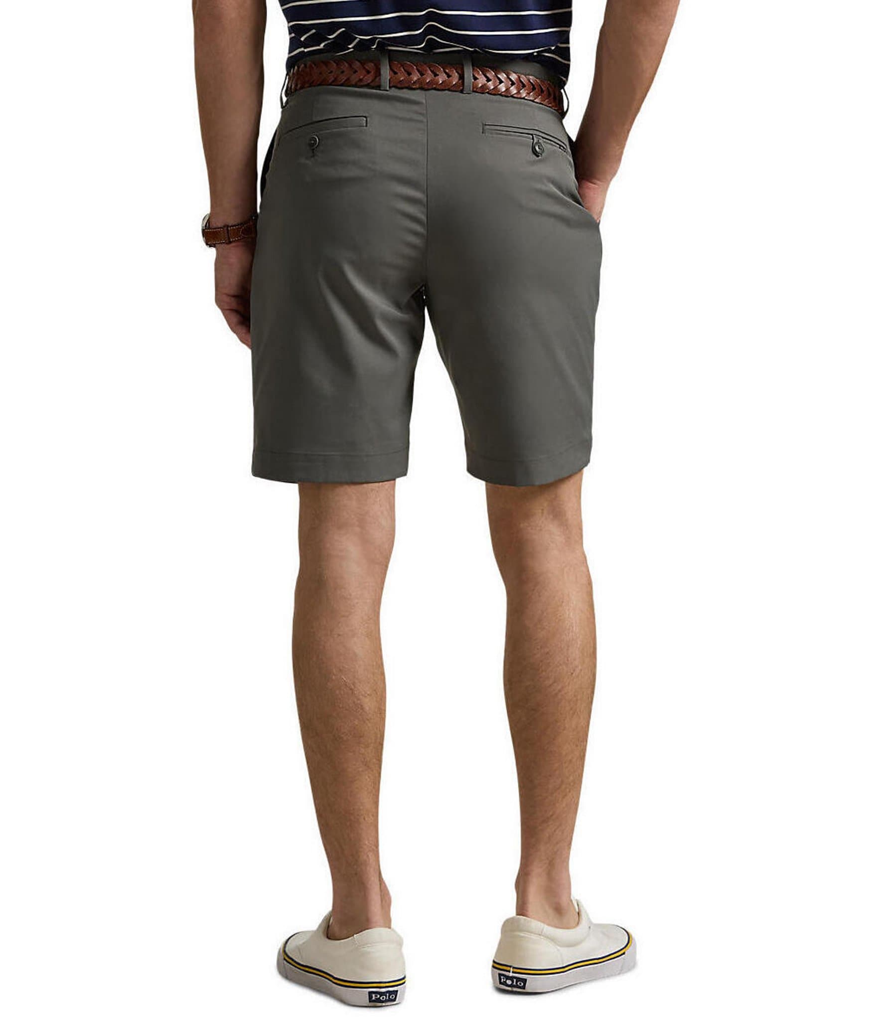 Polo Ralph Lauren Tailored Fit Performance Stretch 9#double; Inseam Twill Shorts