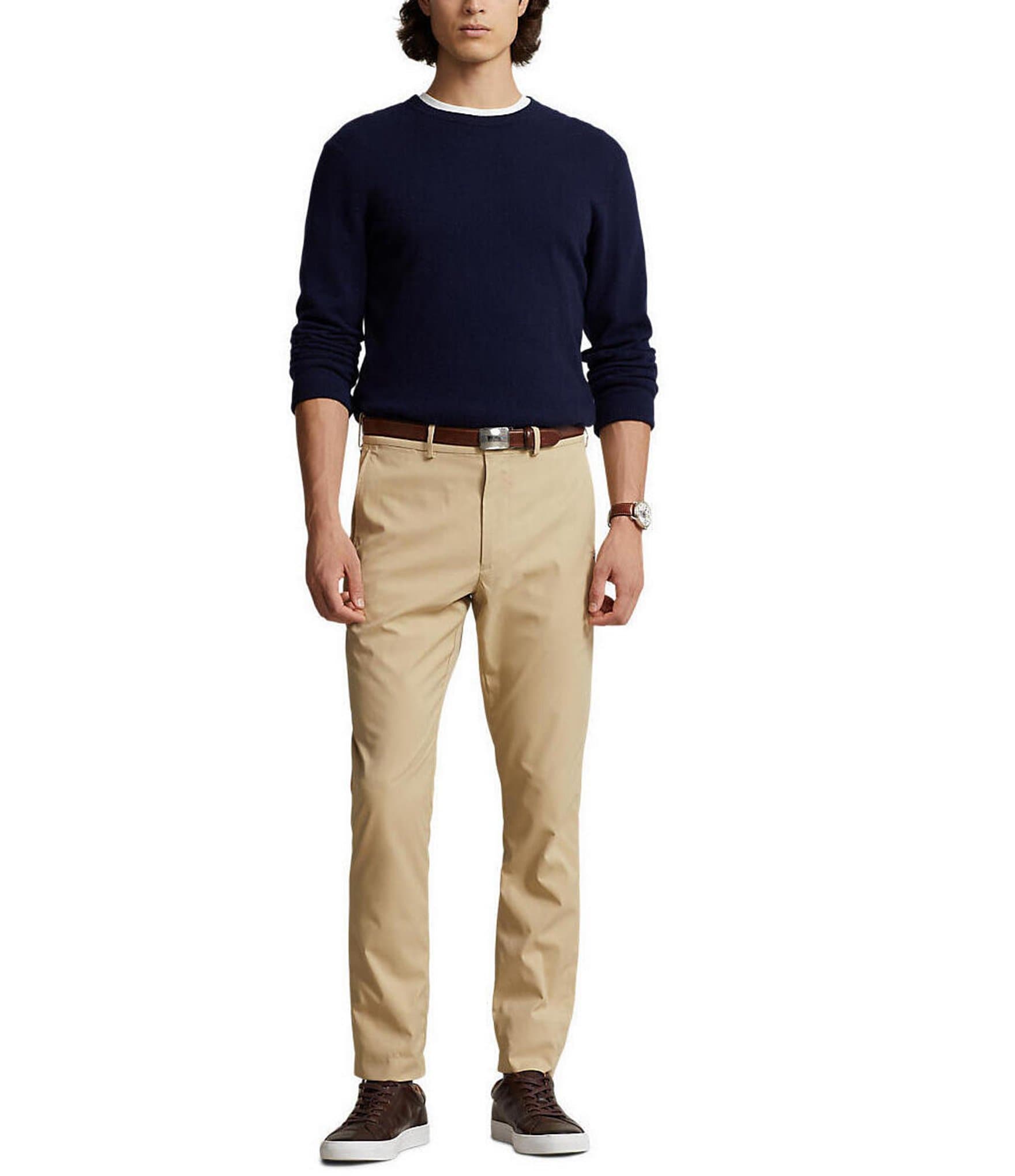 Polo Ralph Lauren Flat-Front Tailored Fit Performance Stretch Twill Pants