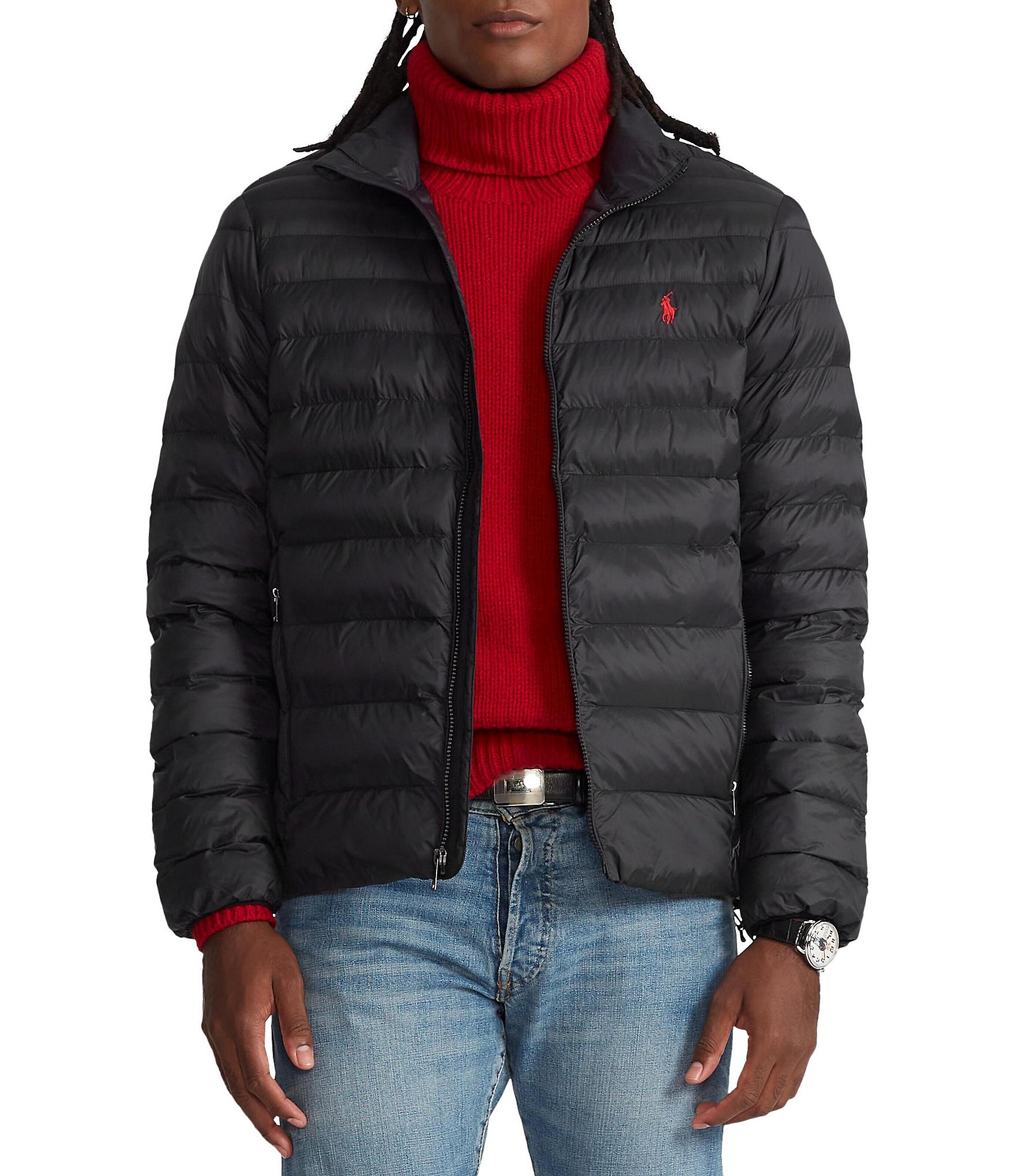 ralph lauren quilted down jacket