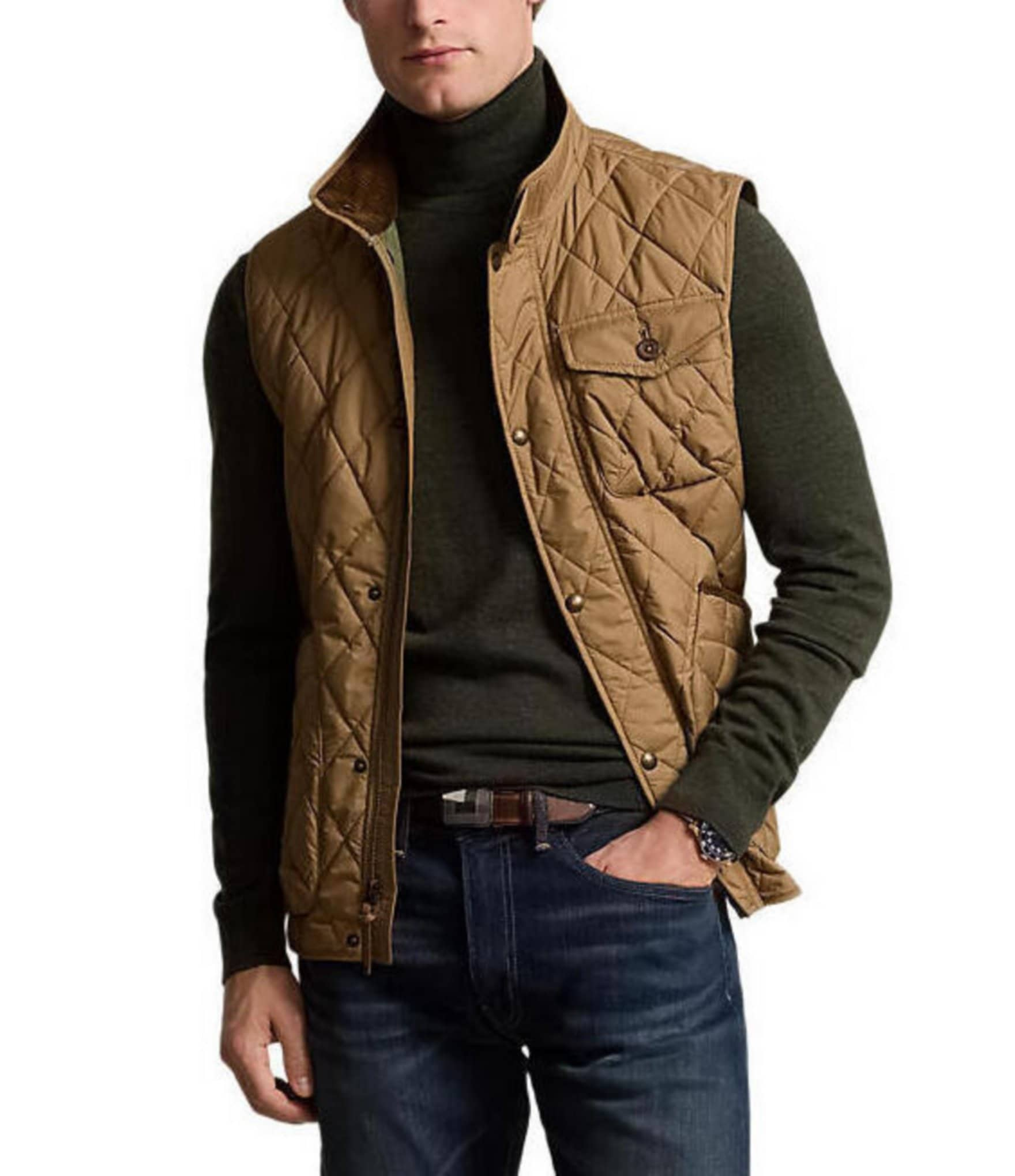 Polo Ralph Lauren The Beaton Quilted Utility Vest Dillard s