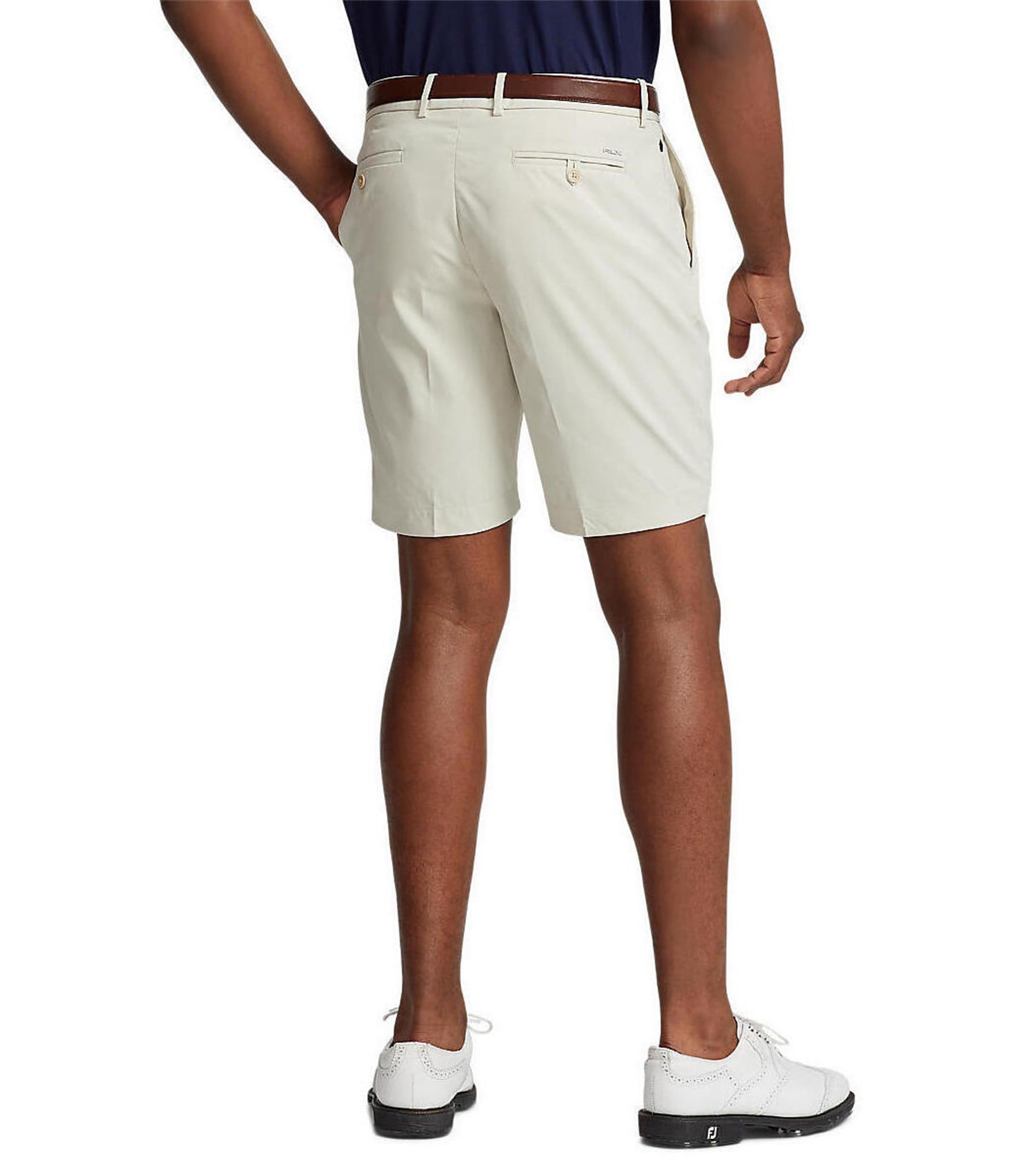 Polo Ralph Lauren Twill RLX Golf Performance Stretch Tailored Fit 9#double; Inseam Shorts