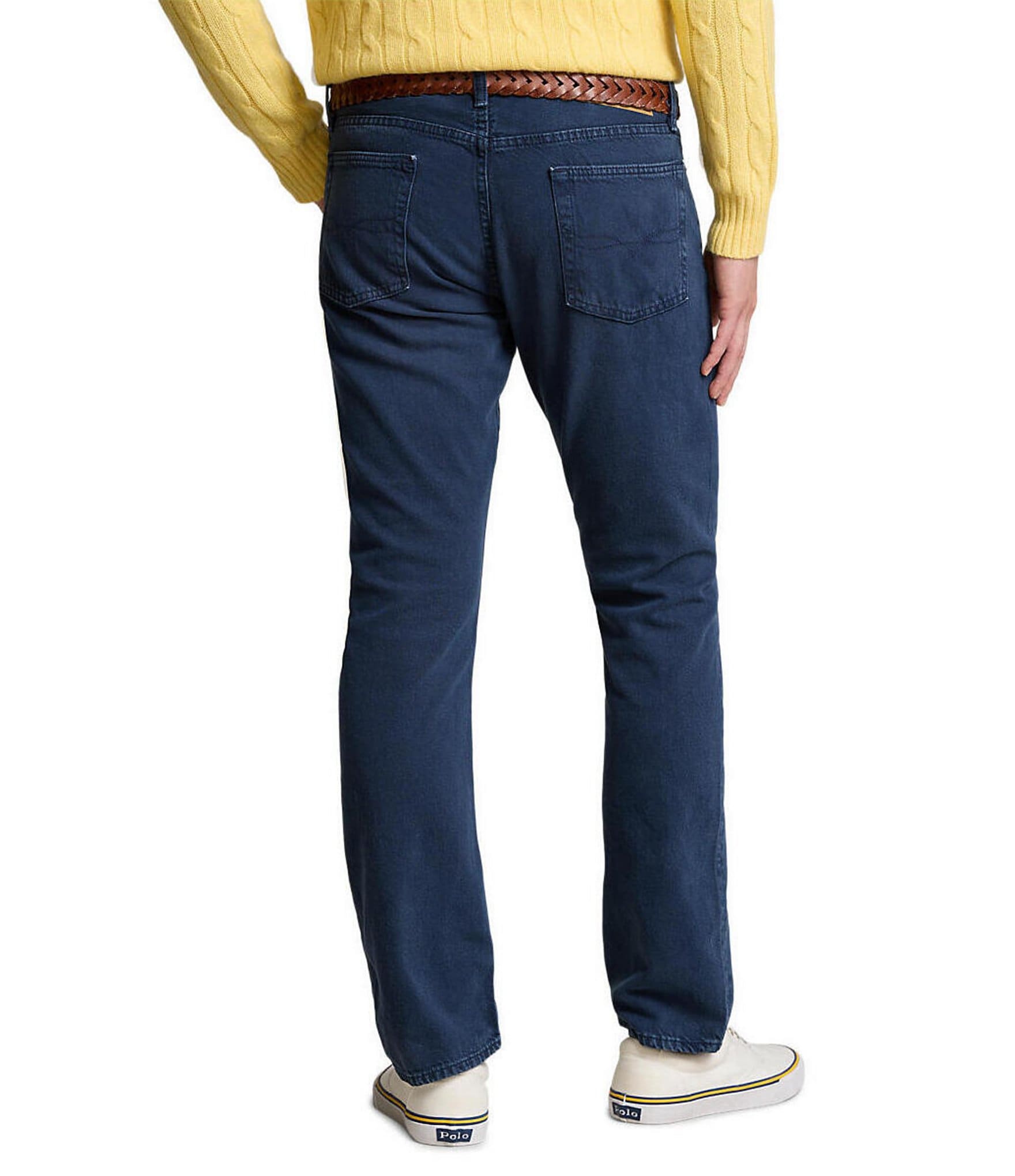 Polo Ralph Lauren Varick Slim Straight Garment-Dyed Jeans