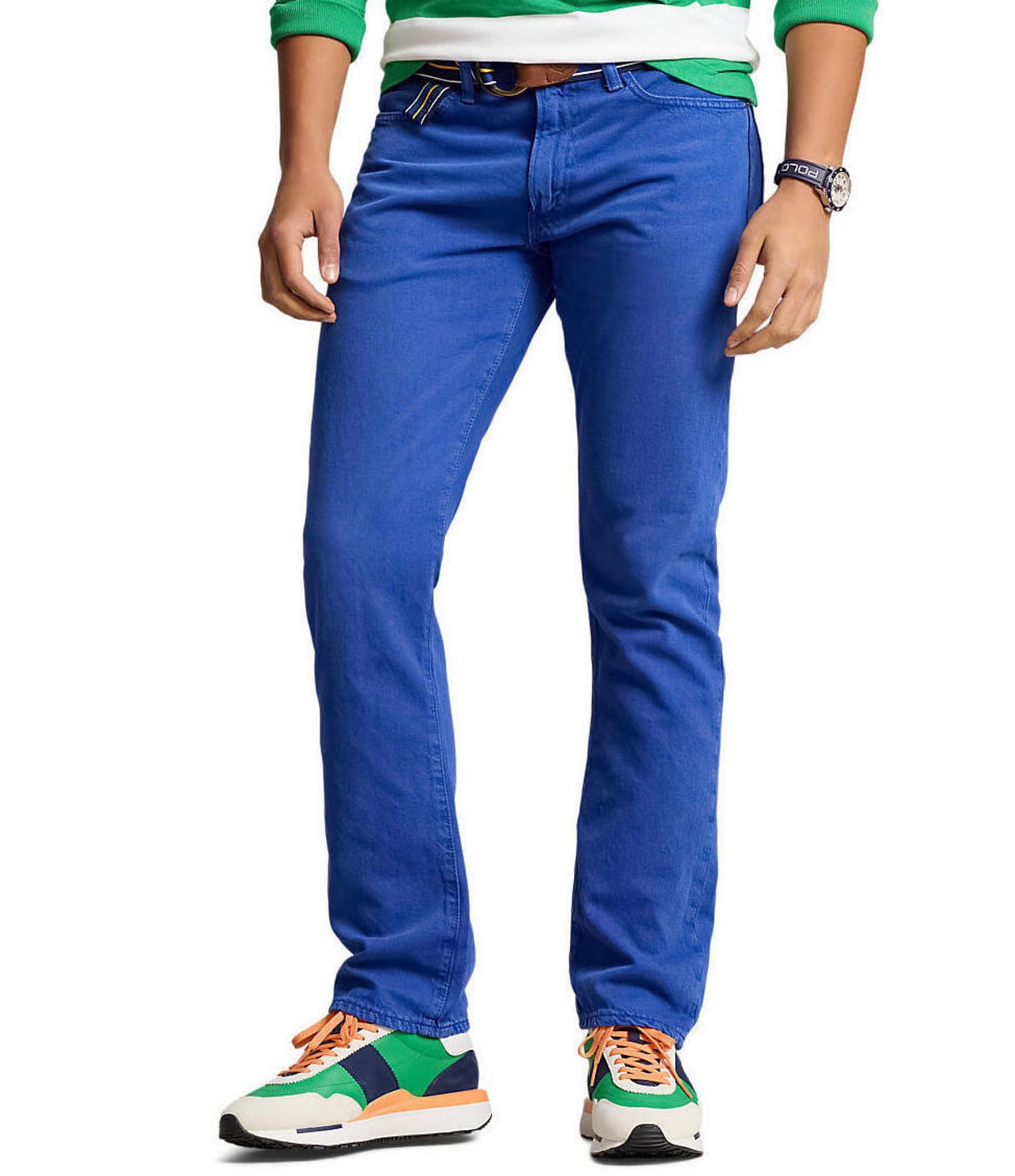 Polo Ralph Lauren Varick Slim Straight Garment-Dyed Jeans