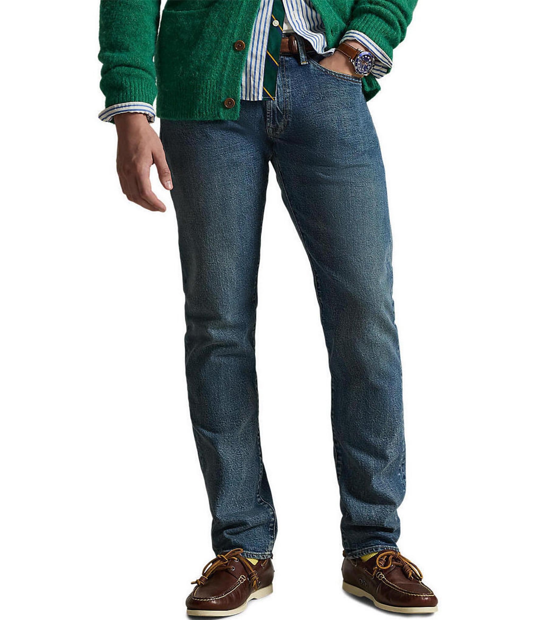Polo Ralph Lauren Varick Slim Straight Stretch Jeans | Dillard's
