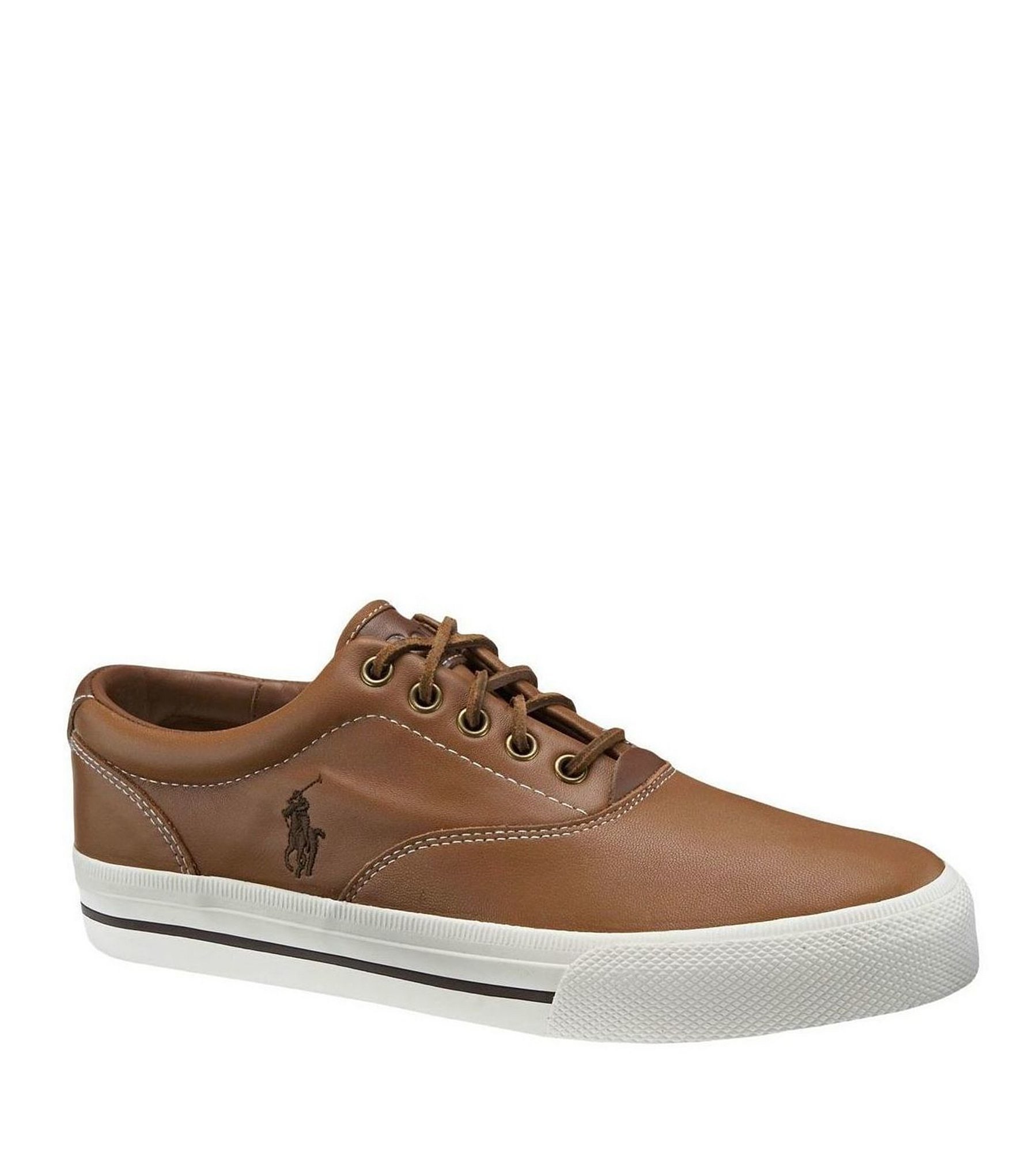 Polo Ralph Lauren Vaughn Leather Casual Sneakers | Dillards