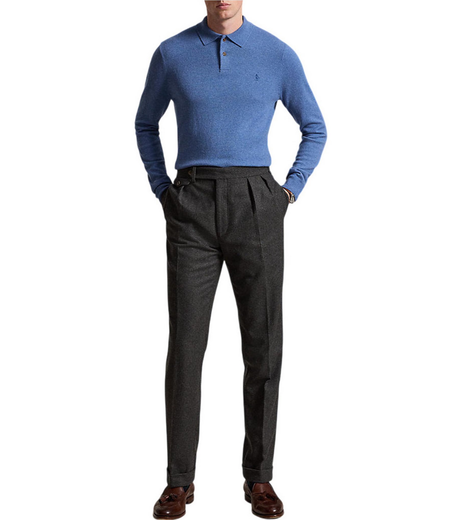 Polo Ralph Lauren Wool Polo-Collar Sweater