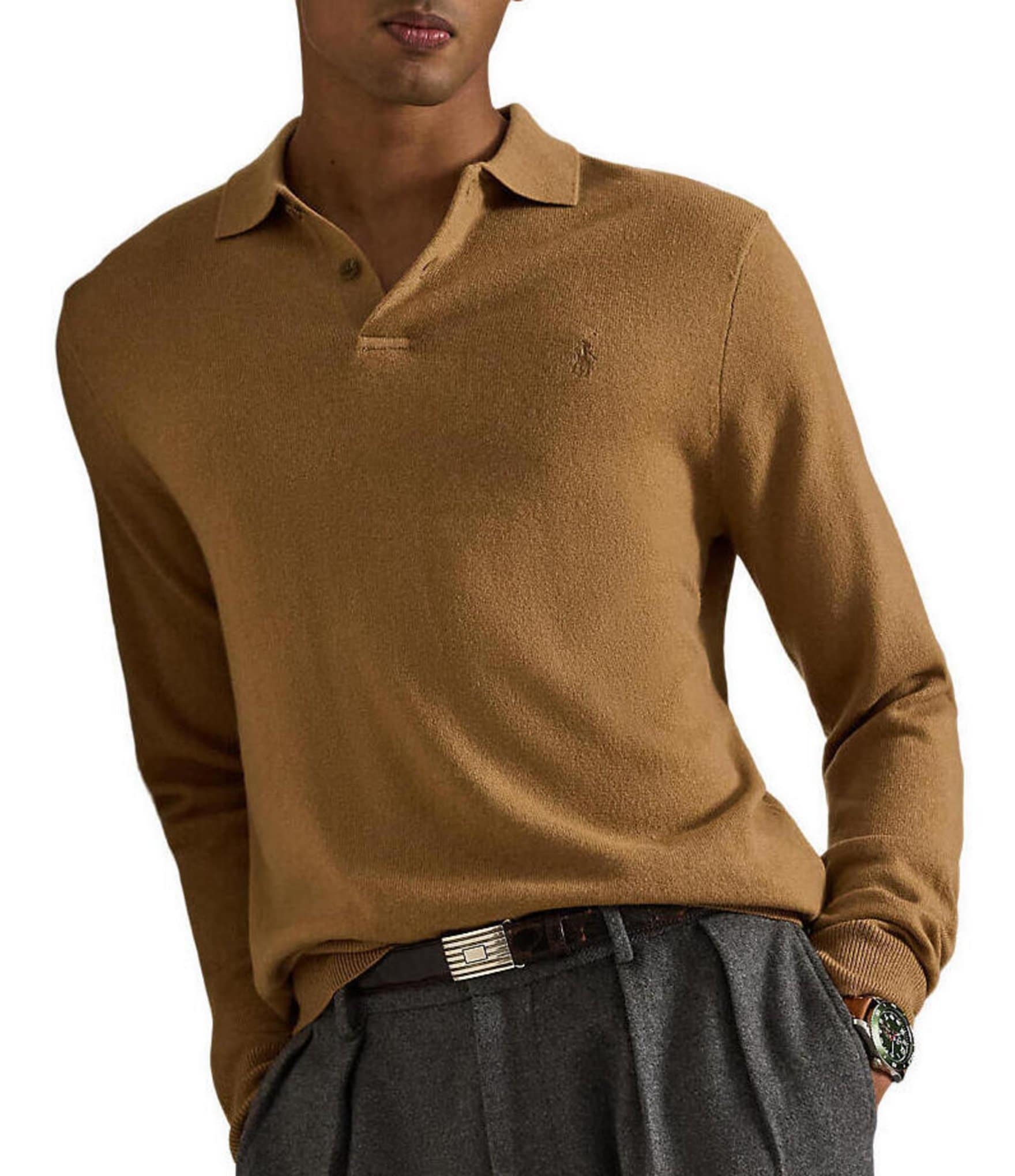 Polo Ralph Lauren Wool Polo-Collar Sweater