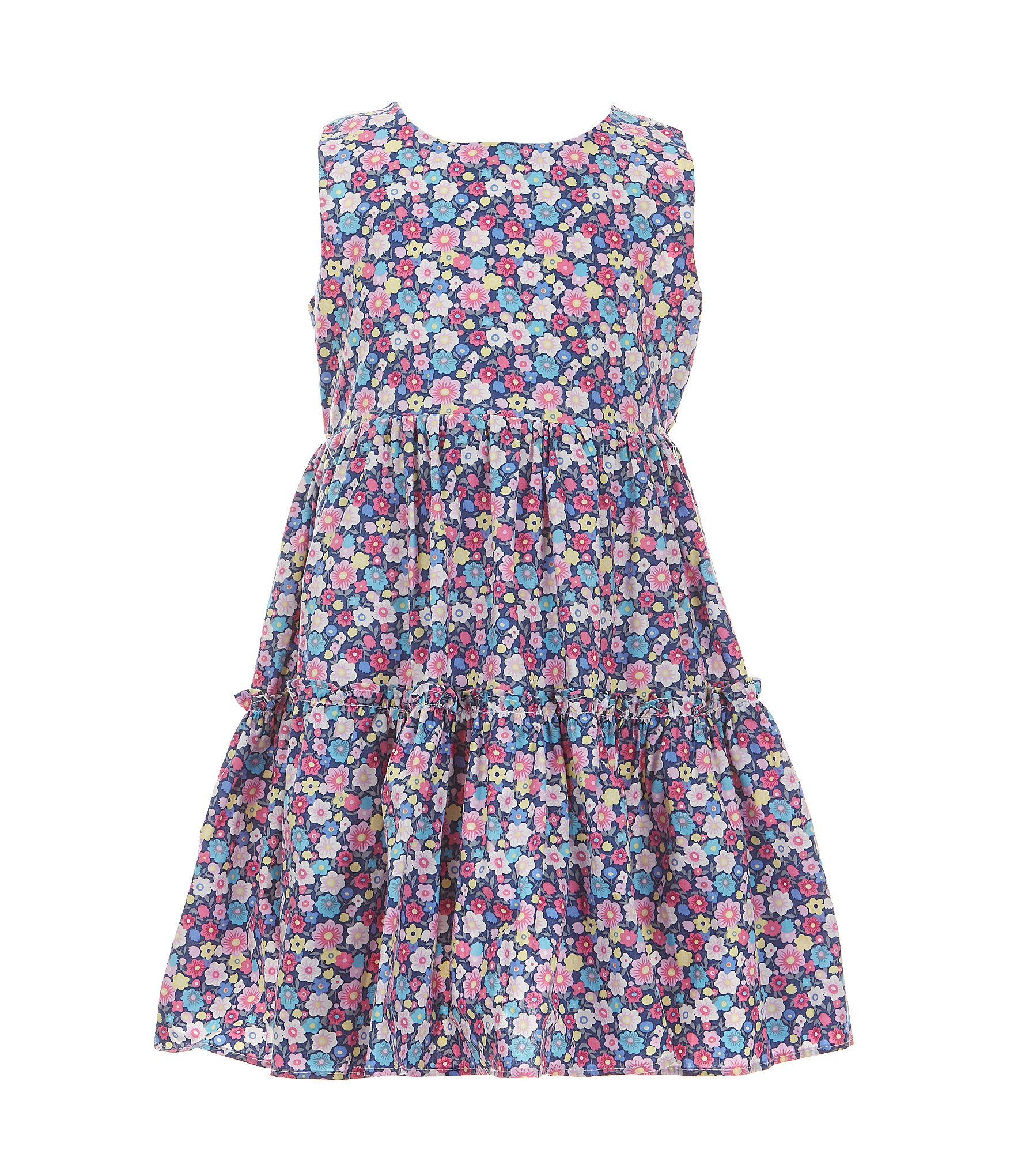 Popatu Little Girls 2-7 Sleeveless Floral-Printed Dress | Dillard's