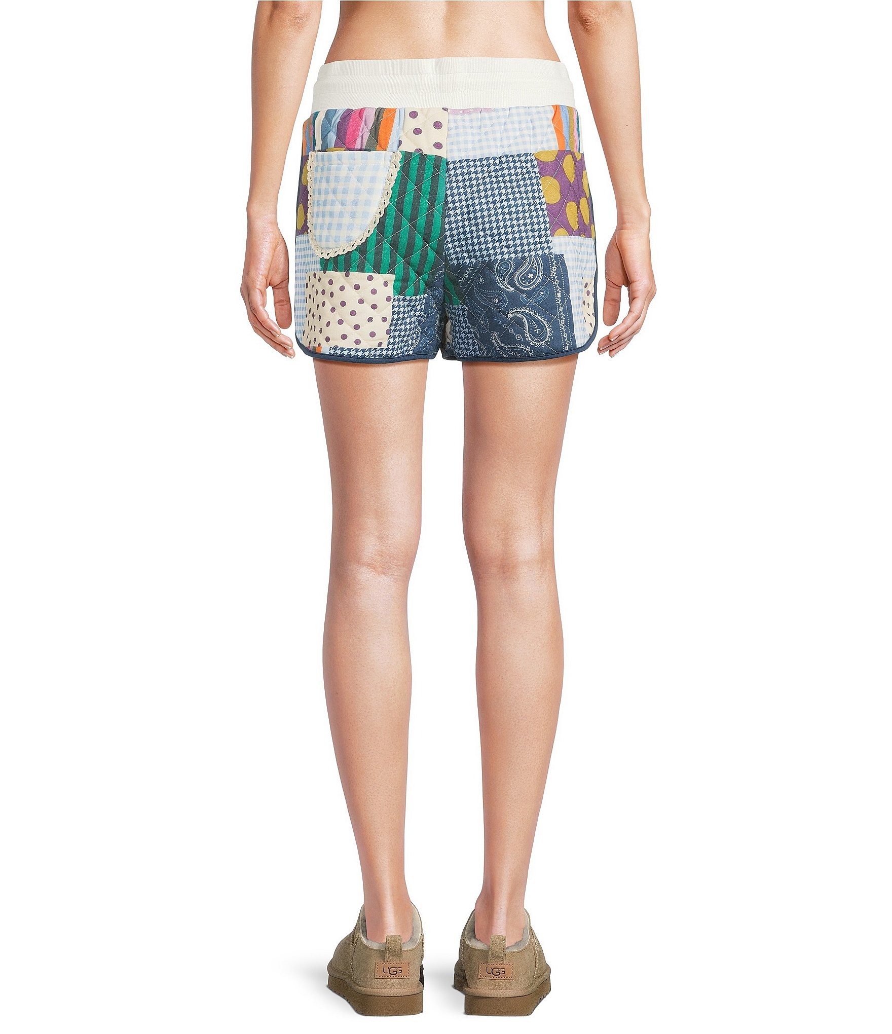 Poppy & Pine Jewel Patchwork Shorts