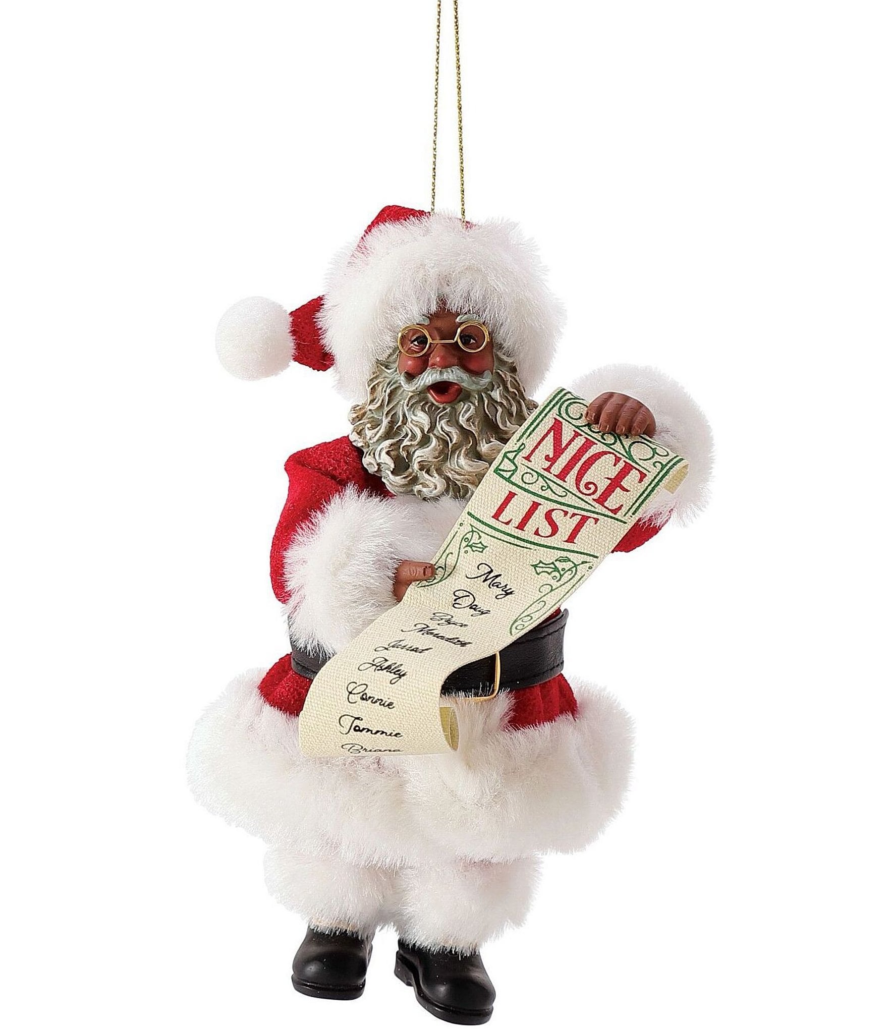 Possible Dreams African American 2021 Nice List Ornament Dillards