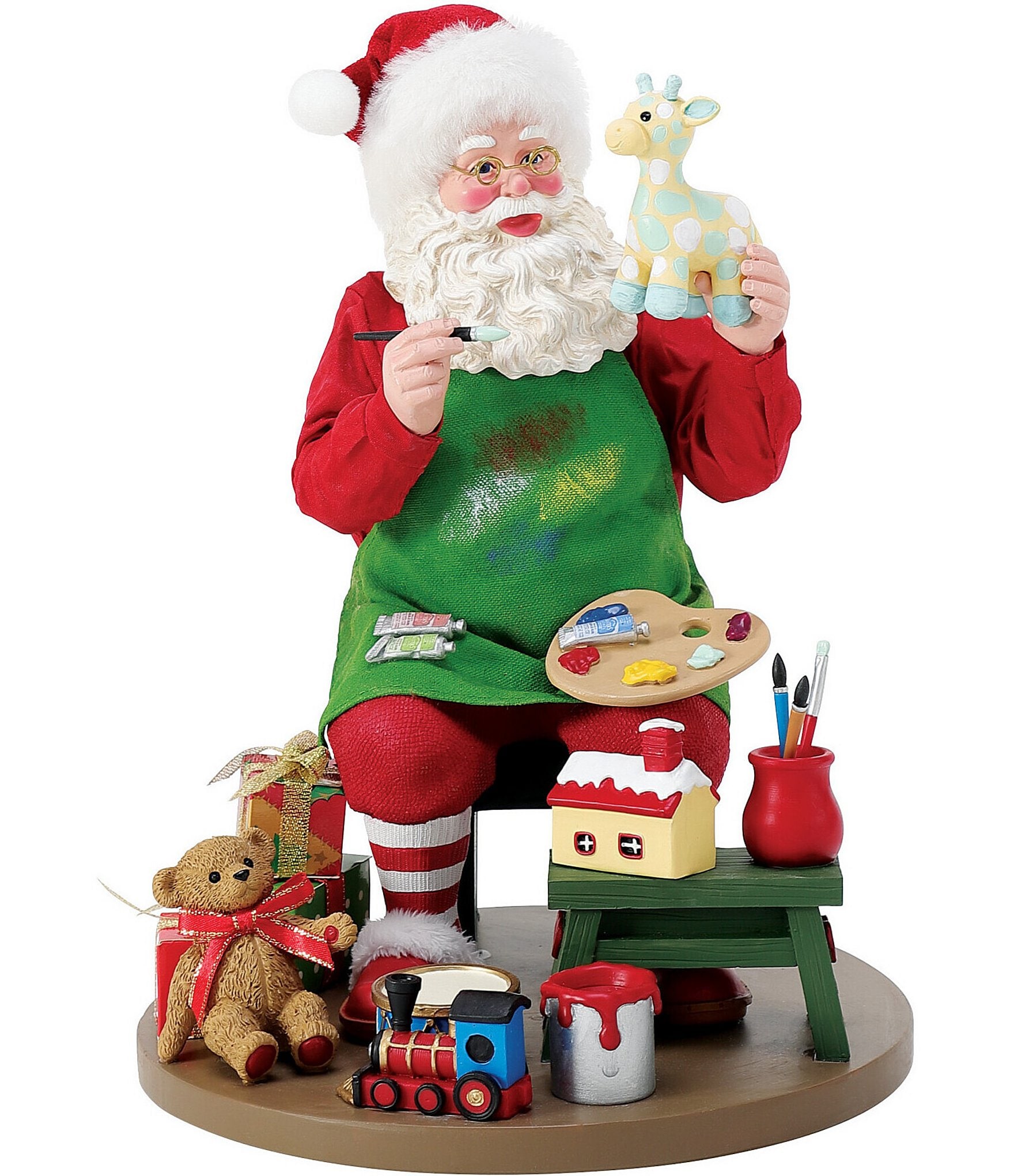 Rare Brackenbury Artwork Santa Claus and Toys Needlepoint