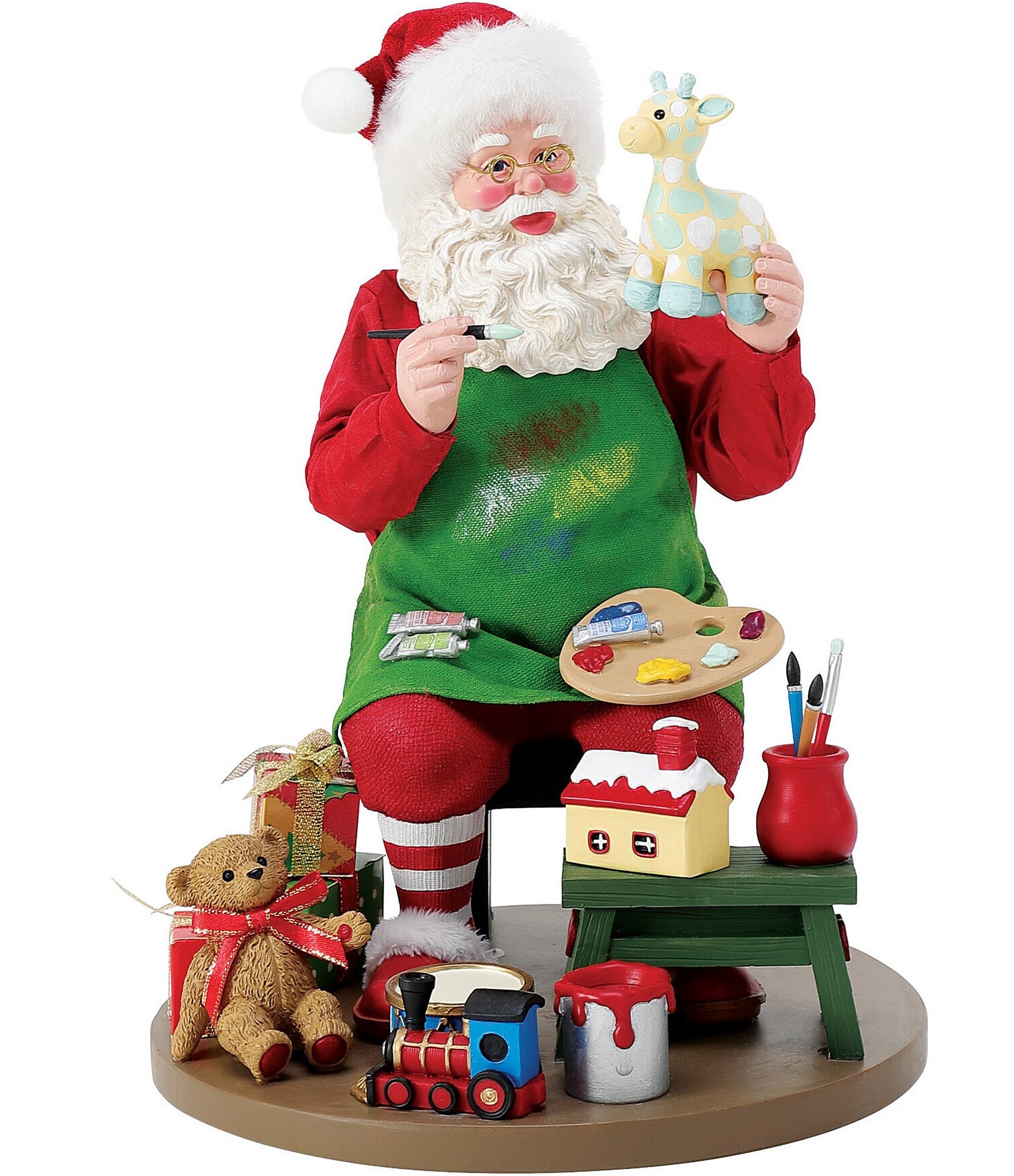 Possible Dreams Christmas Traditions Santa Hand Painted Figurine