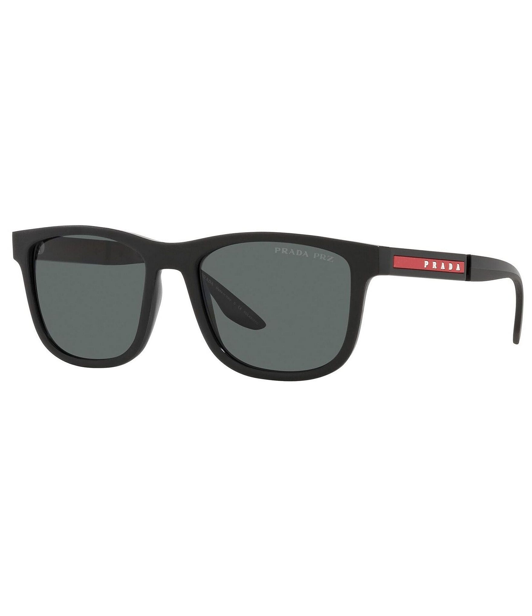 Prada Linea Rossa PS 04XS DG002G Black Rubber Sunglasses
