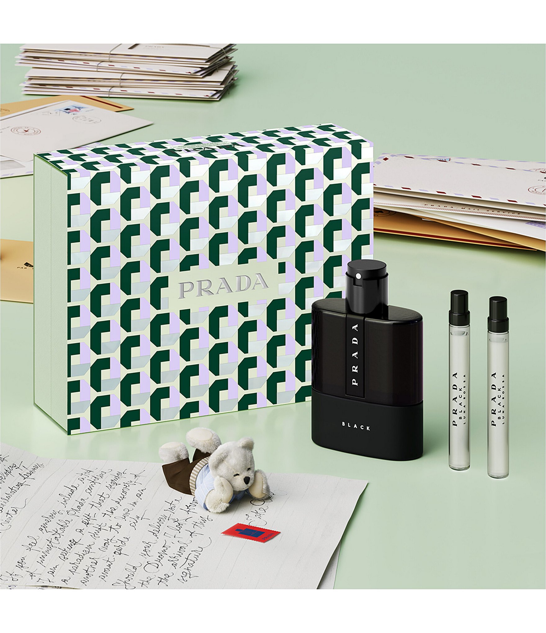 Prada Men's Luna Rossa Black Eau de Parfum 3-Piece Gift Set