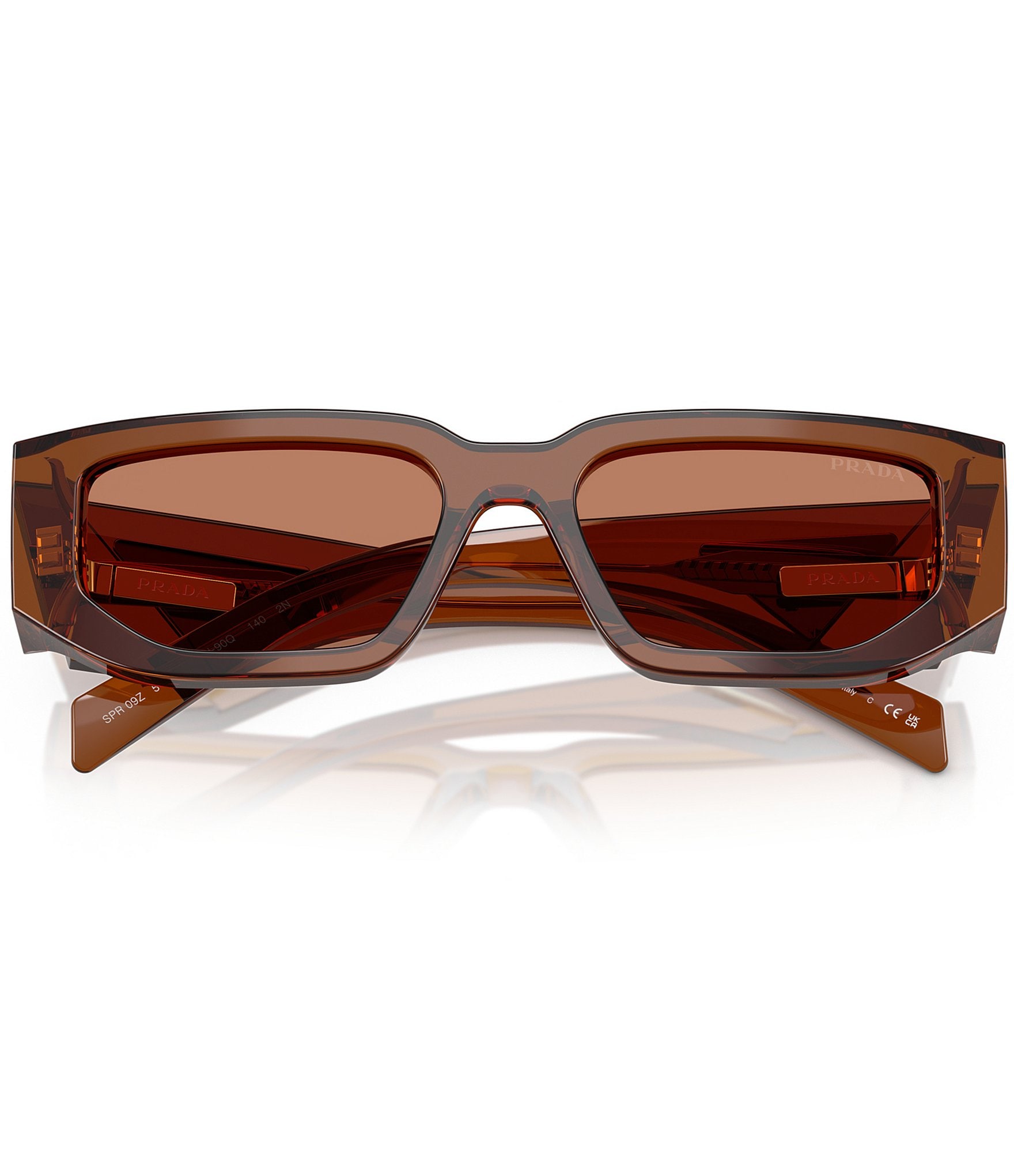 Prada Men's PR09ZS 54mm Rectangle Sunglasses