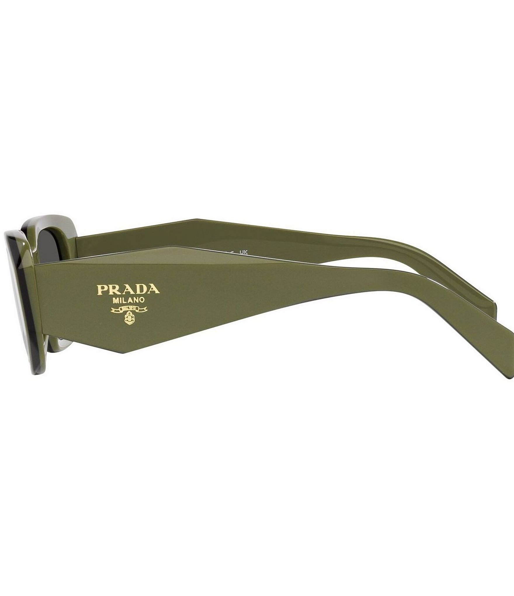 Prada Unisex PR17WS 49mm Rectangle Sunglasses