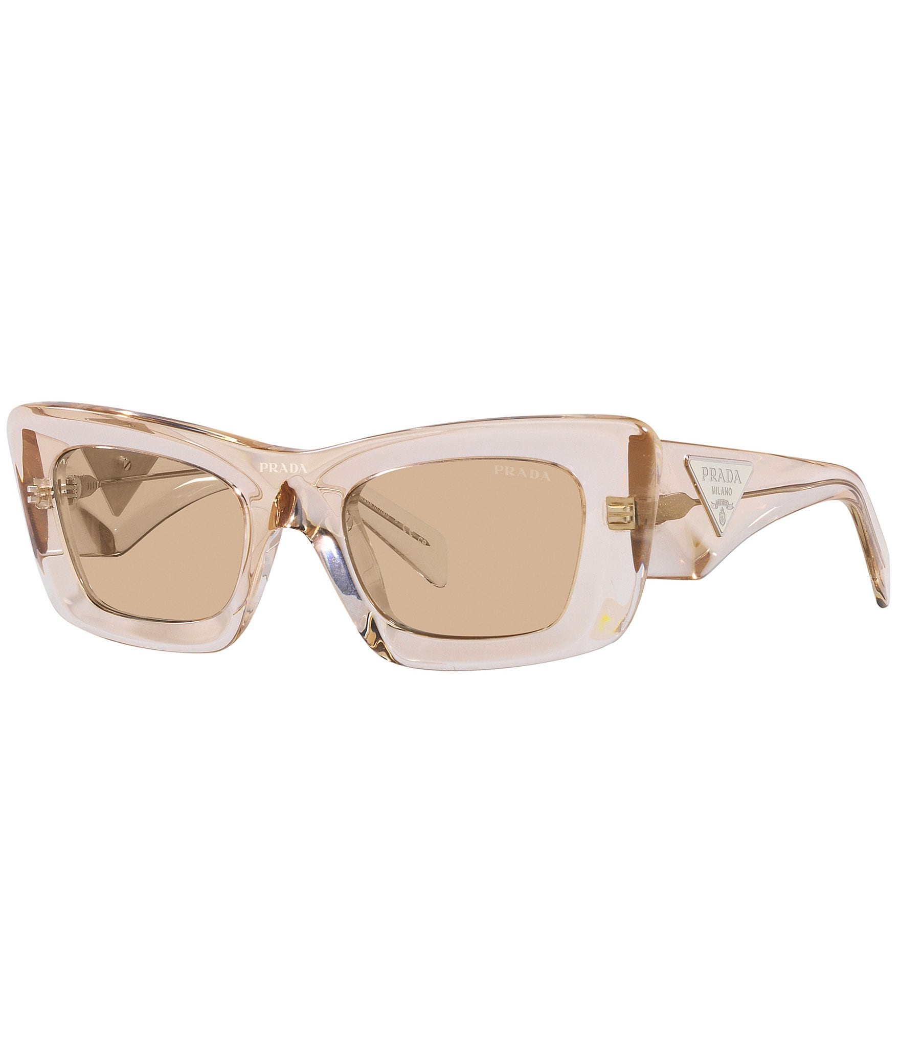 Prada Women's PR 13ZS 50mm Transparent Cat Eye Sunglasses