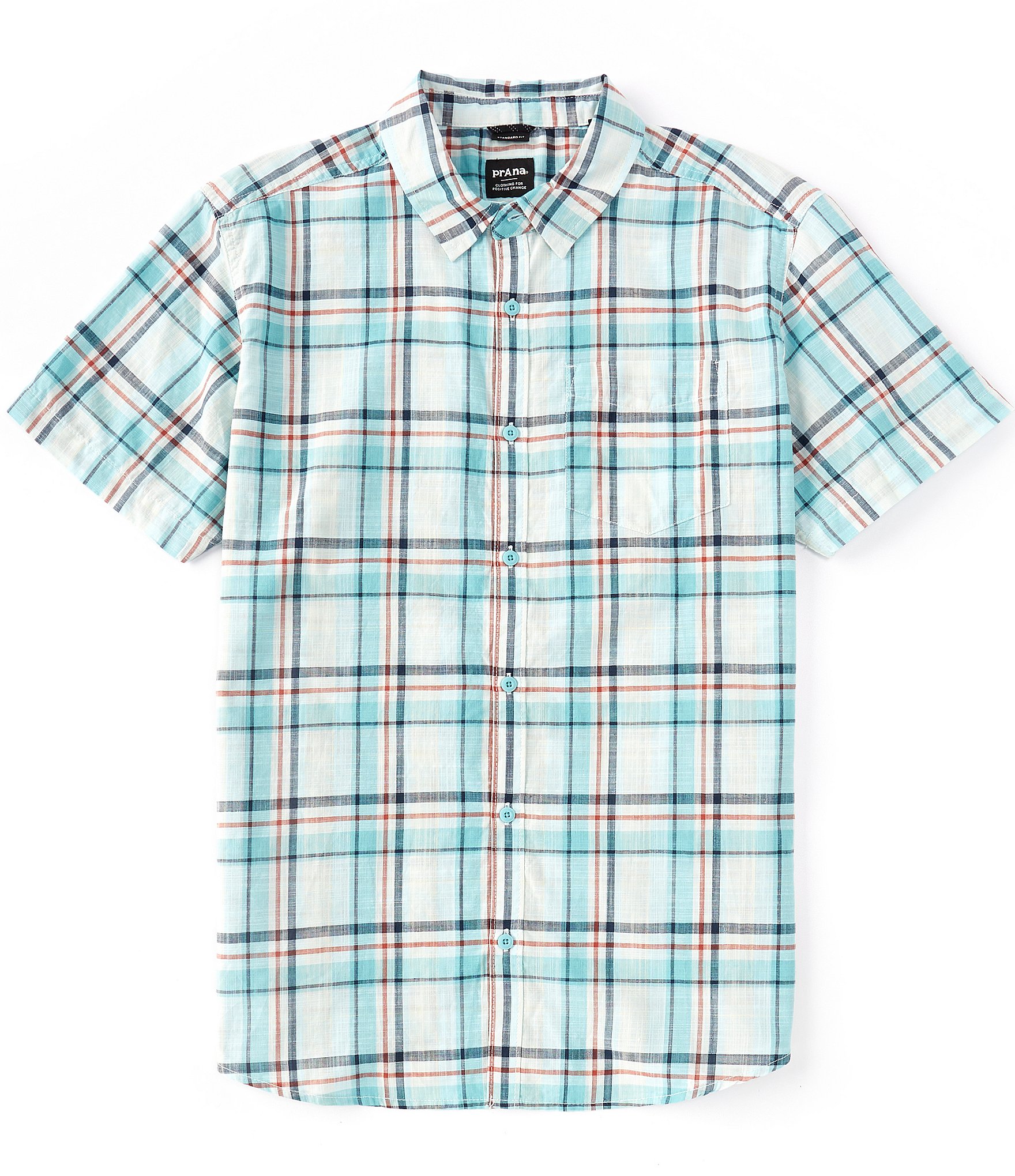 prAna Groveland Short-Sleeve Woven Shirt | Dillard's