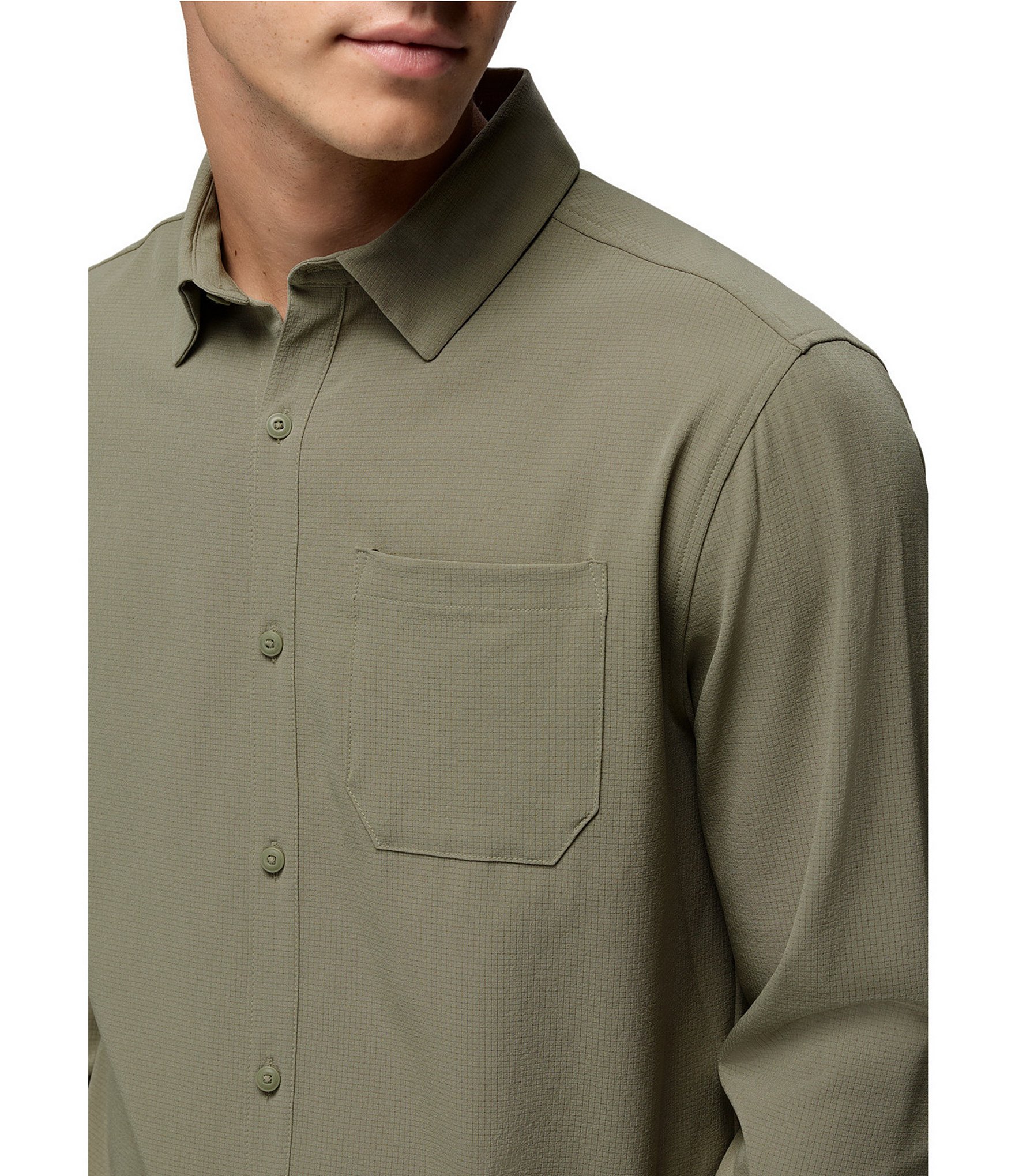 prAna Hybridizer Long Sleeve Woven Shirt