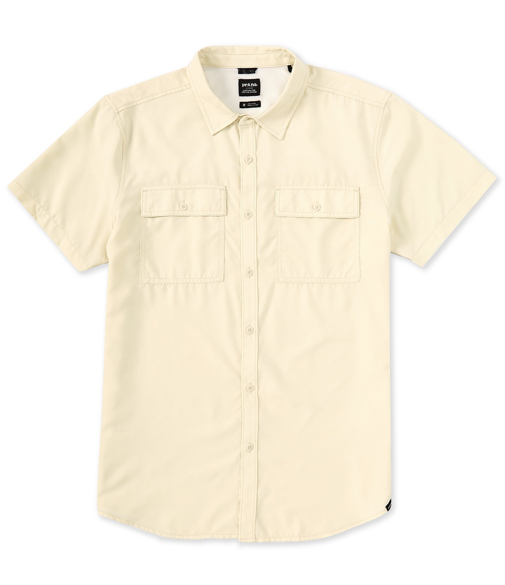 Prana Lost Sol Performance Short Sleeve Woven Shirt