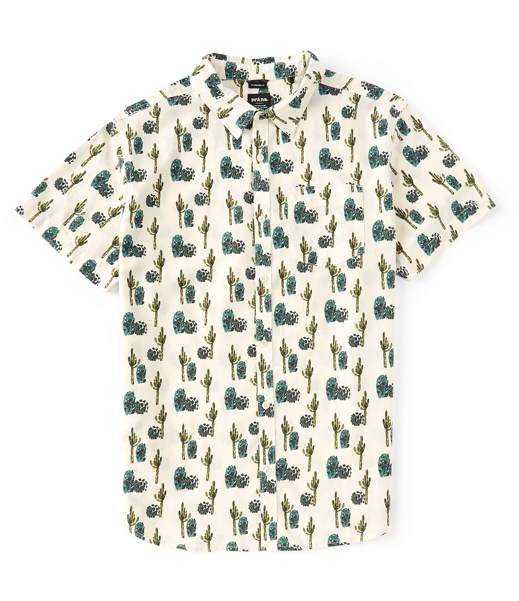 prAna Stimmersee Short-Sleeve Woven Shirt | Dillard's