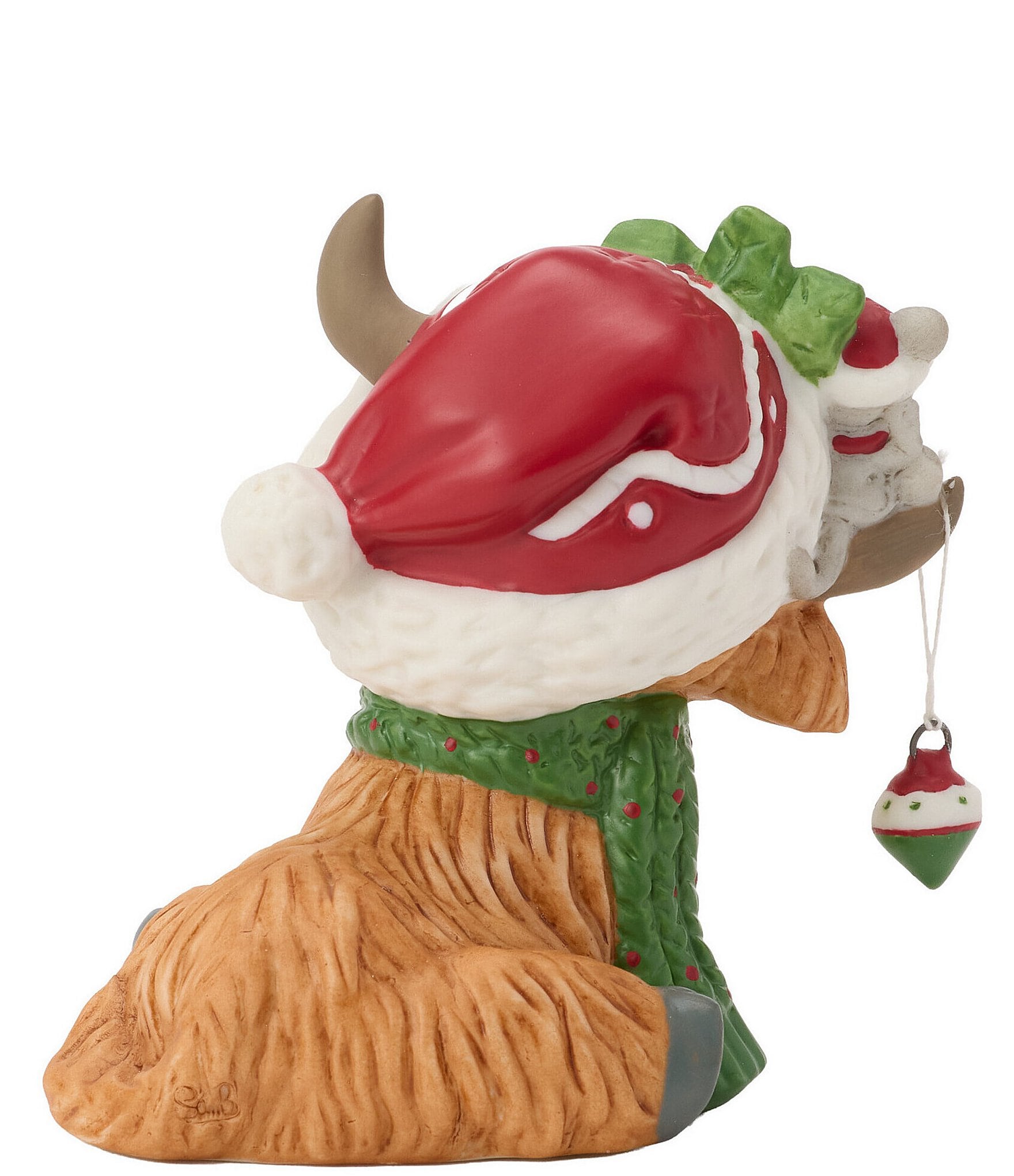 Precious Moments Moo-ey Christmas Highland Cow Figurine
