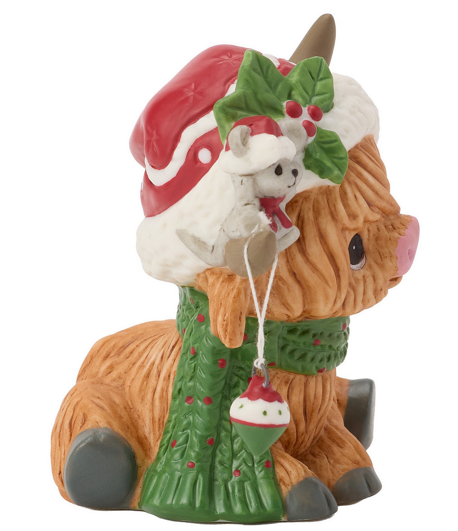 Precious Moments Moo-ey Christmas Highland Cow Figurine