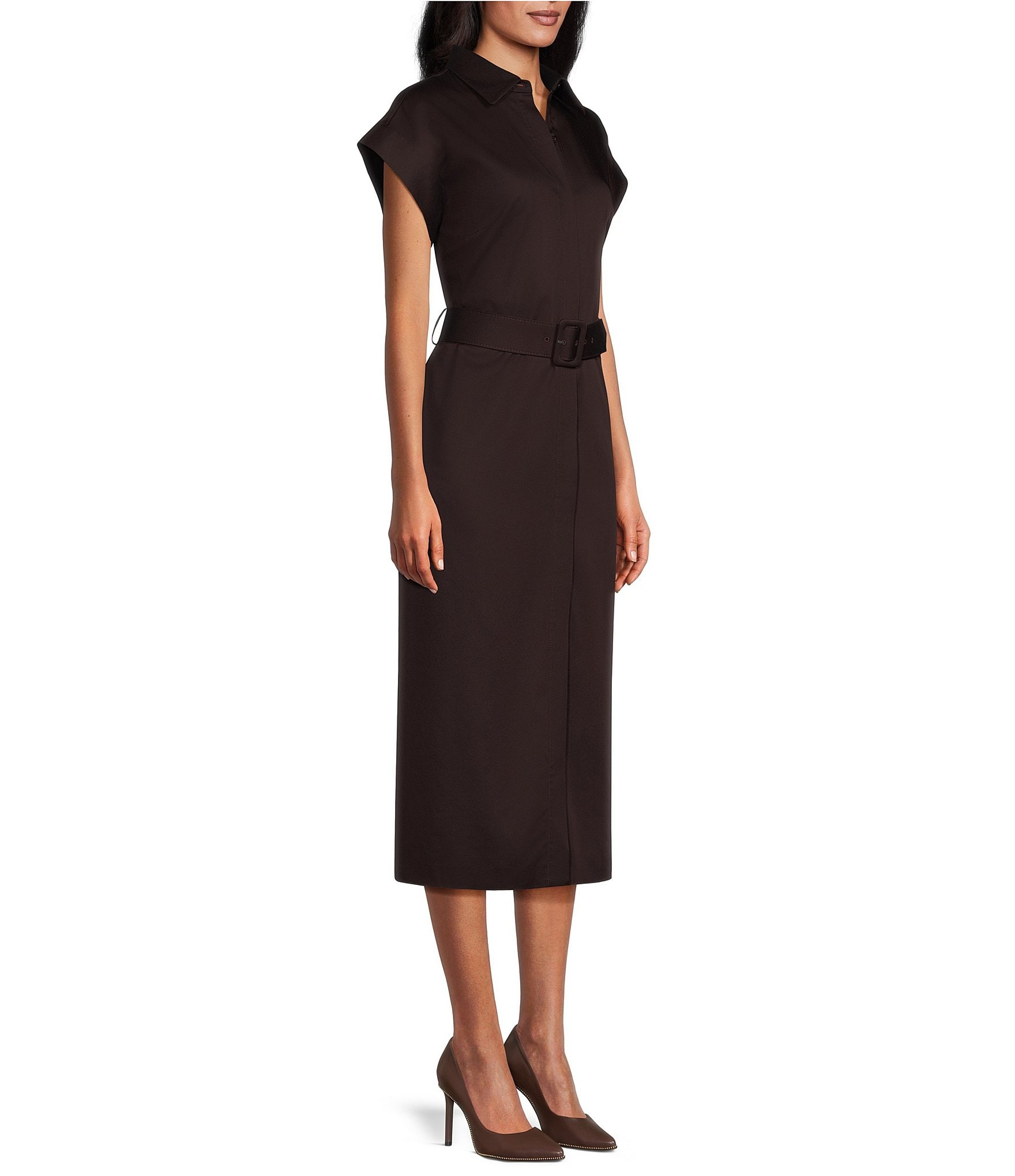 Preston & York Abbott Collared Short Sleeve Dress