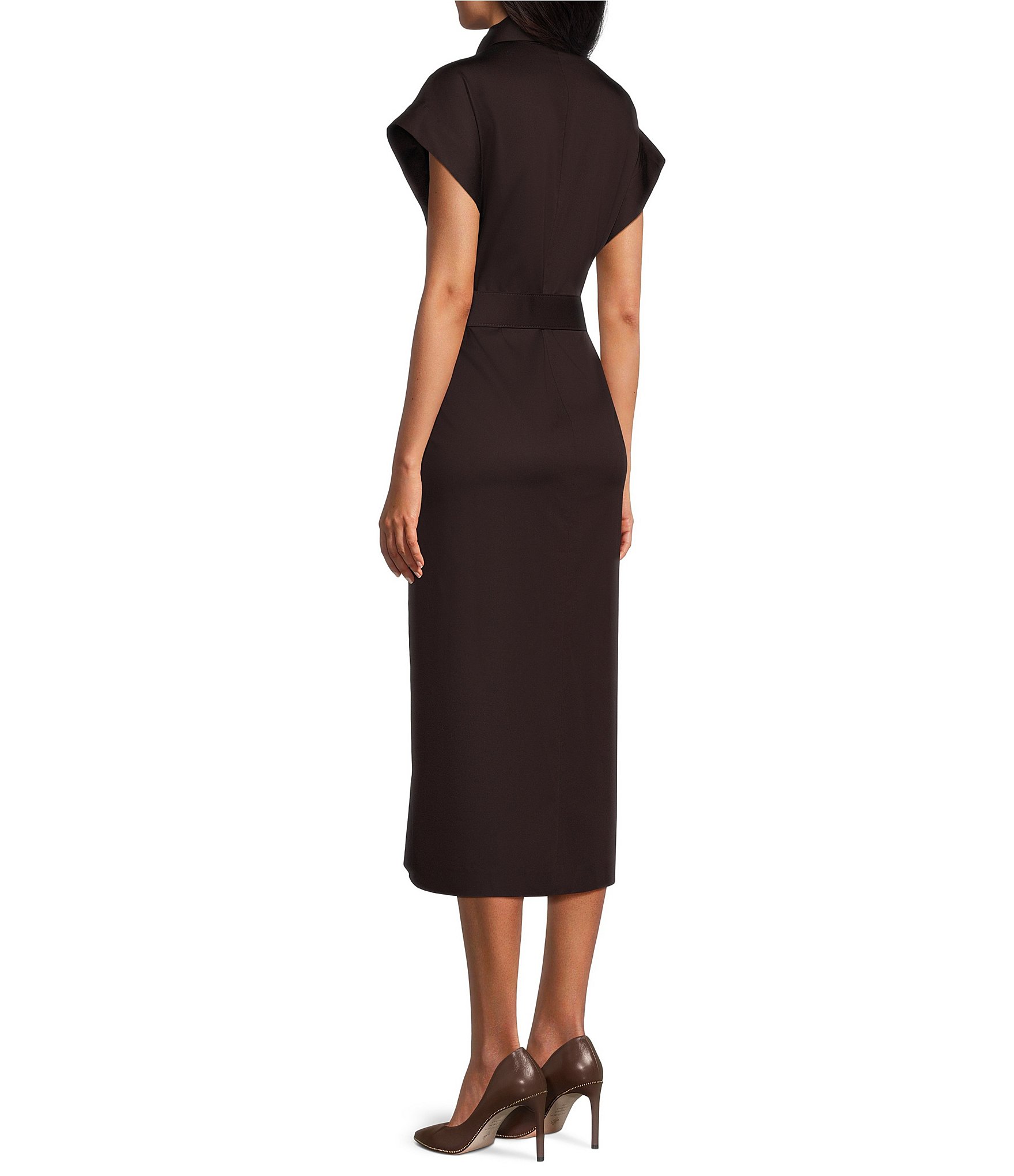 Preston & York Abbott Collared Short Sleeve Dress