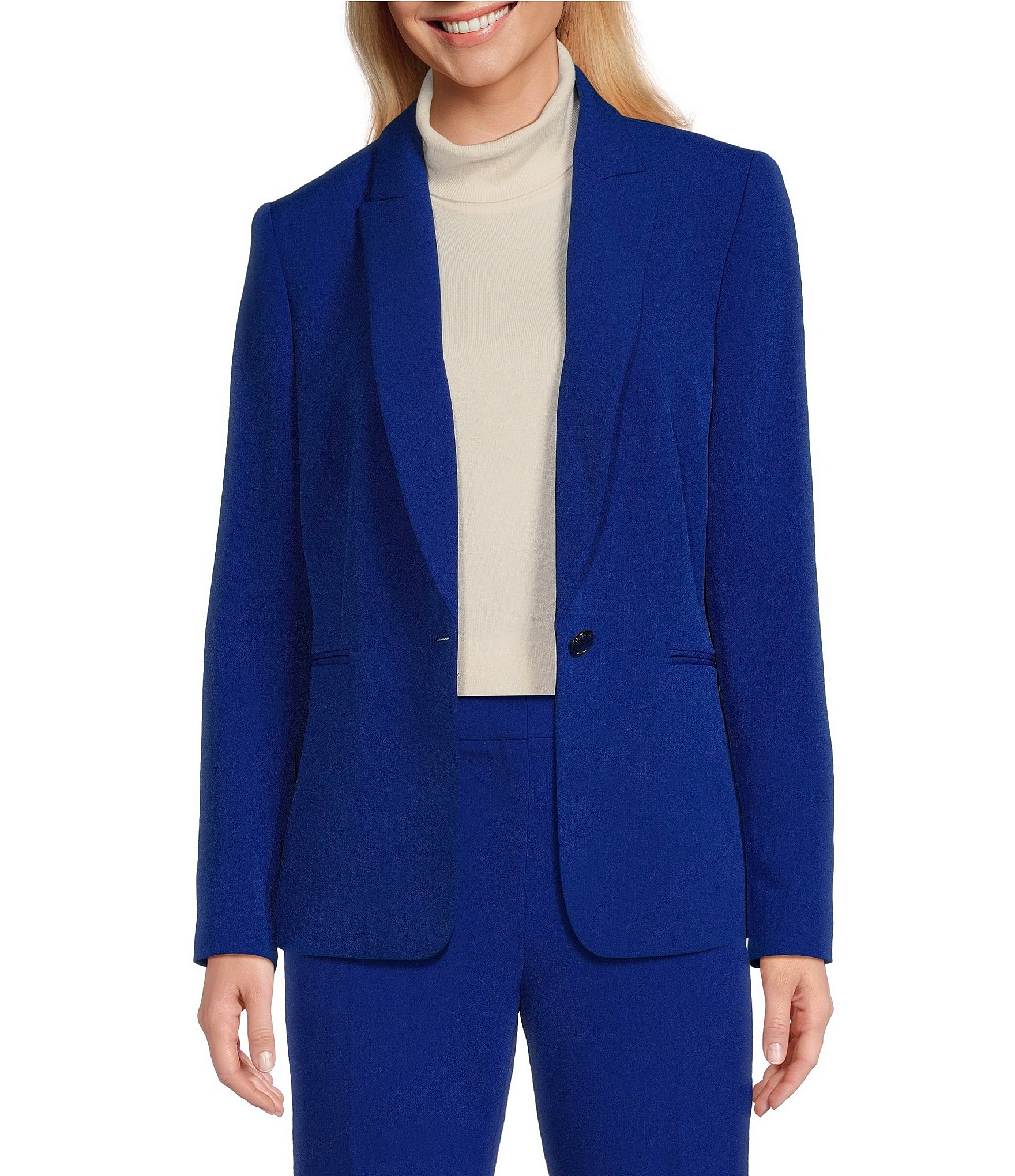 Preston & York Alyssa Notch Lapel Long Sleeve One Button Preston & York Alyssa Notch Lapel Long Sleeve One Button