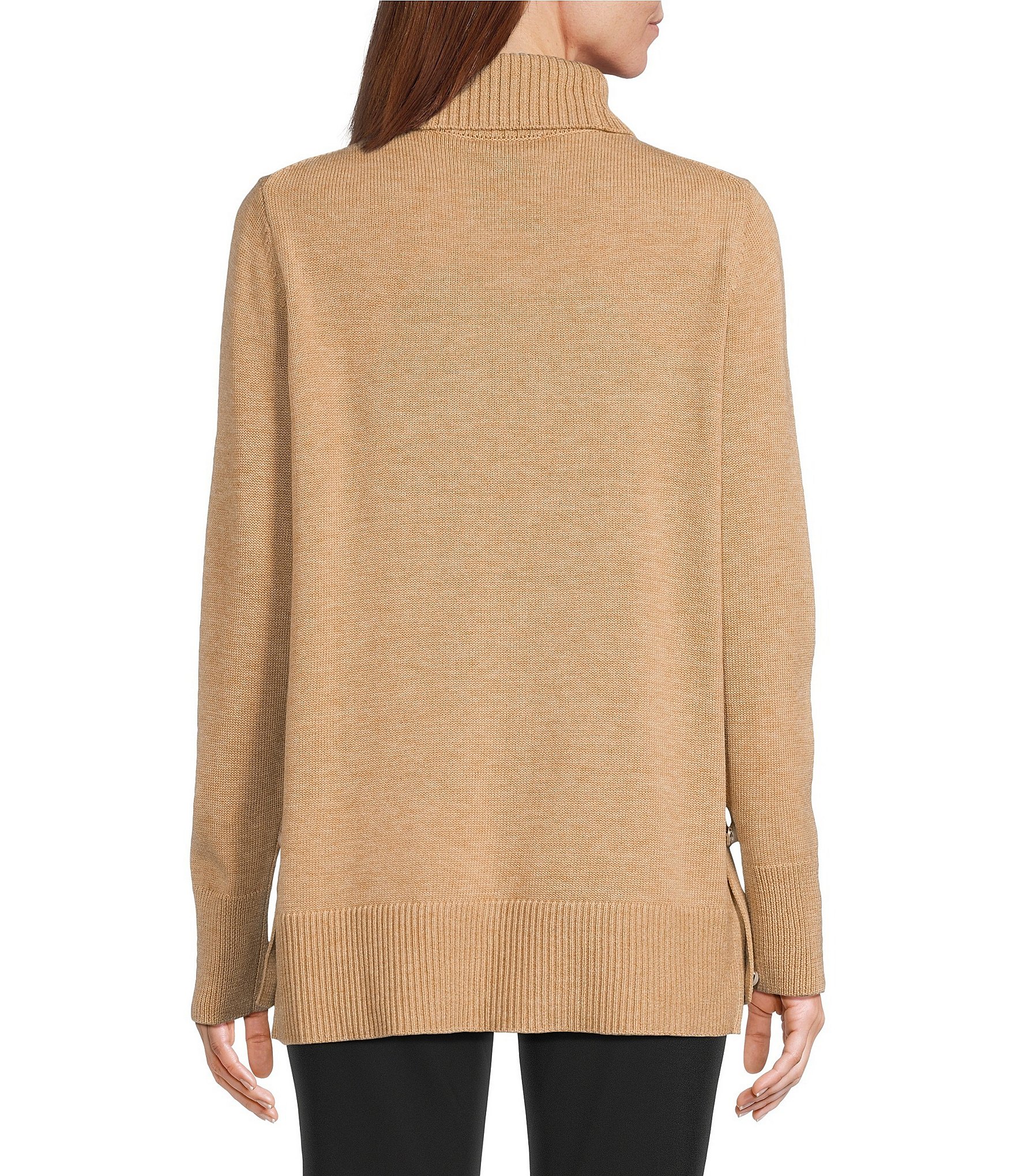 Preston & York Belle Turtleneck Long Sleeve Sweater