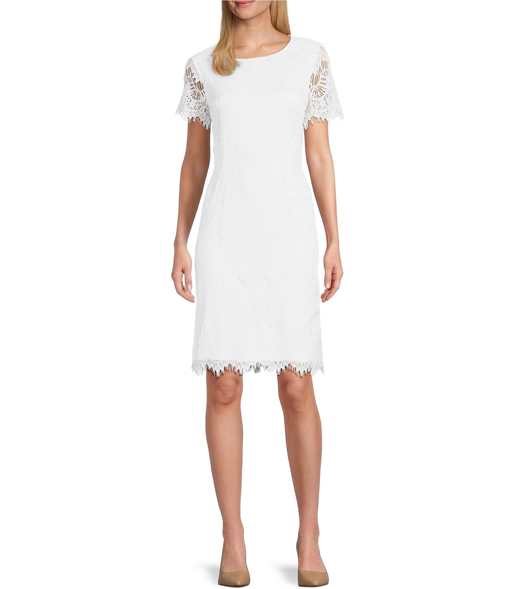 MAMA Lace Dress - White - Ladies
