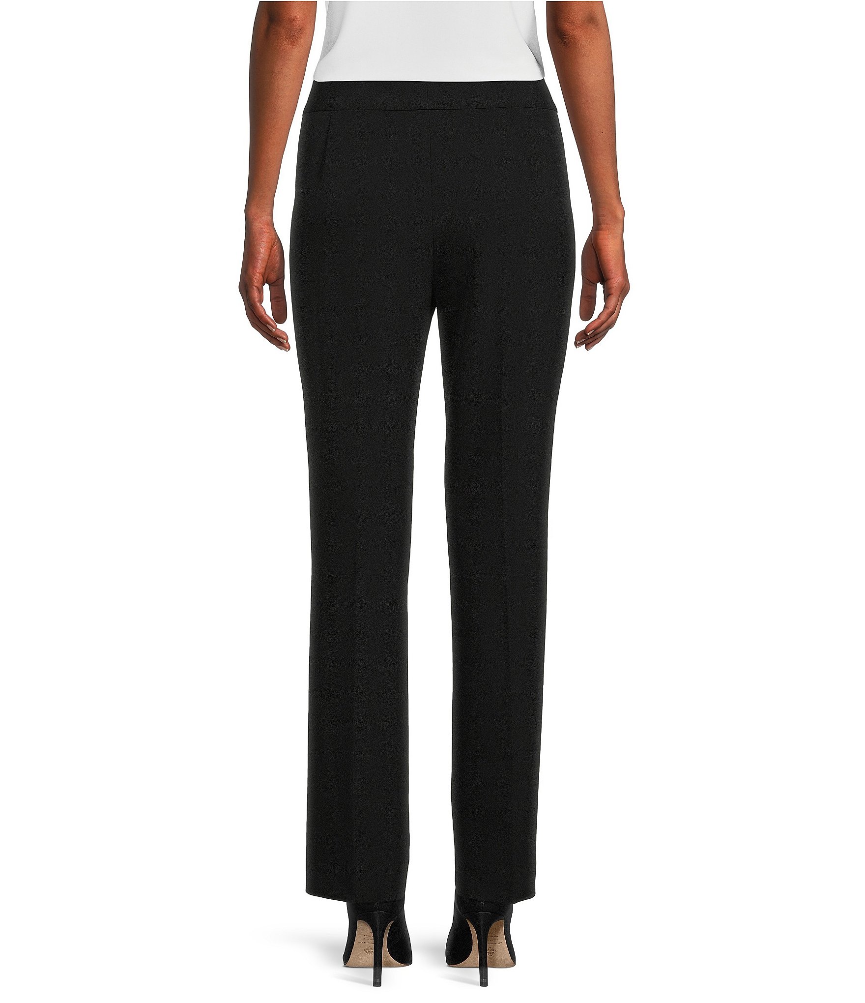 Preston & York Flat Front Slim Straight Leg Pants