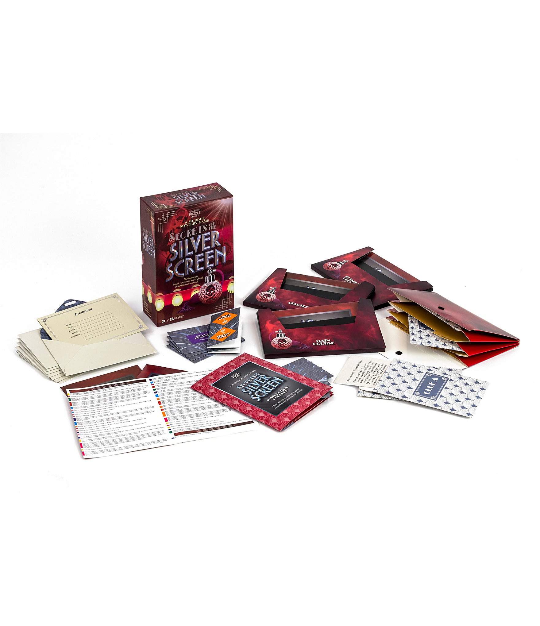 Professor Puzzle Silver Screen Murder Mystery Game