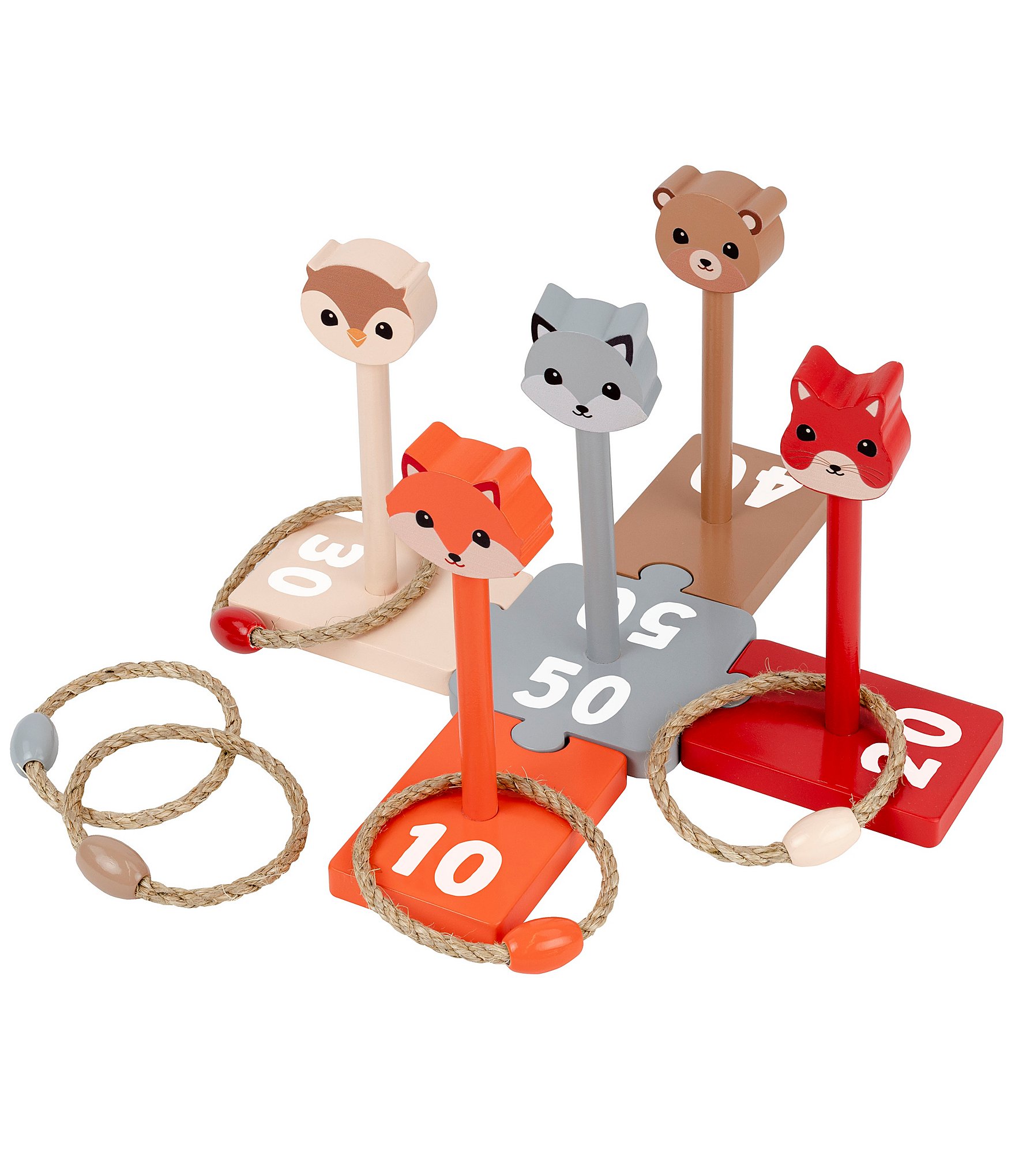 Professor Puzzle Summer Camp Animal Ring Toss Game