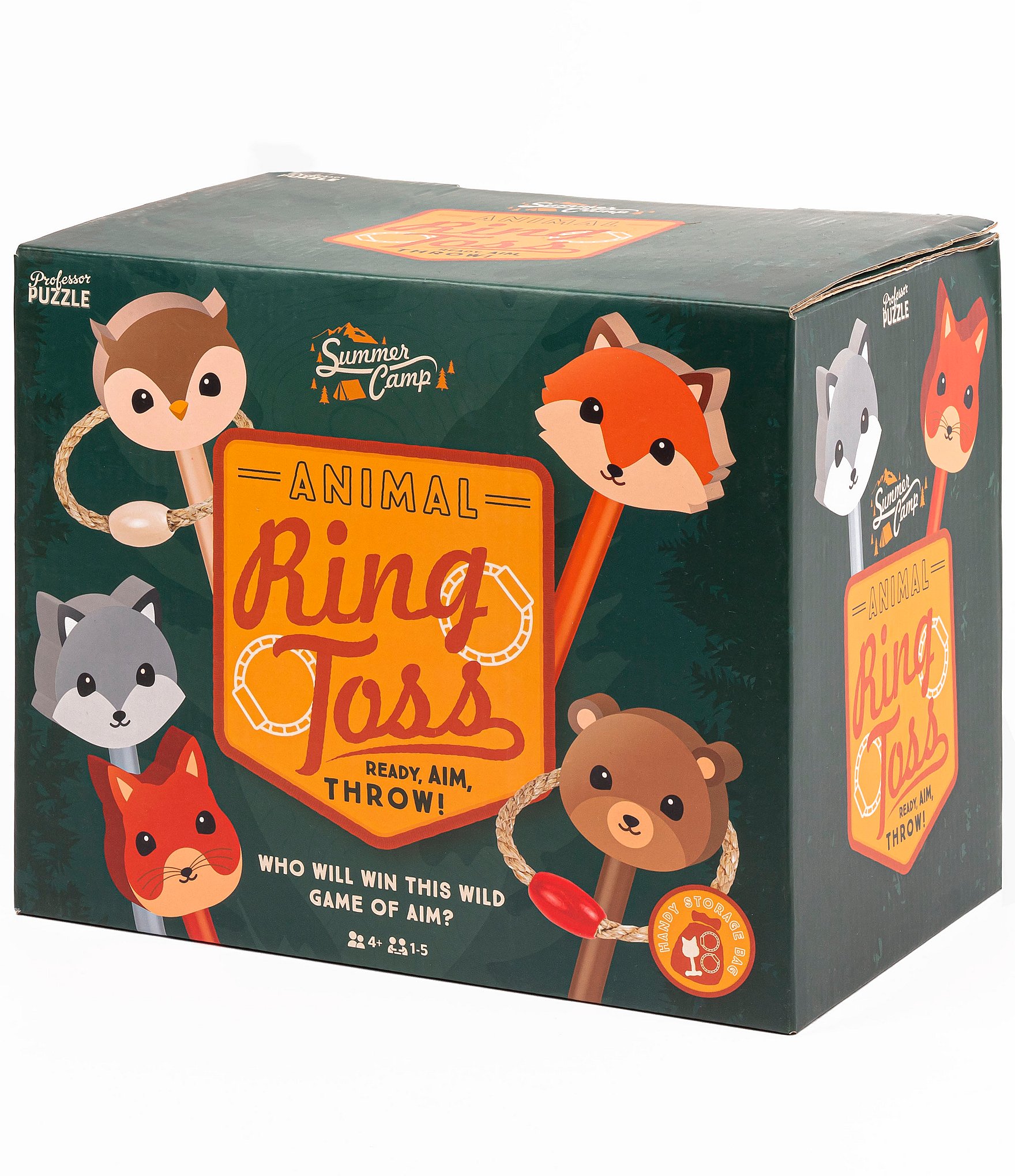 Professor Puzzle Summer Camp Animal Ring Toss Game