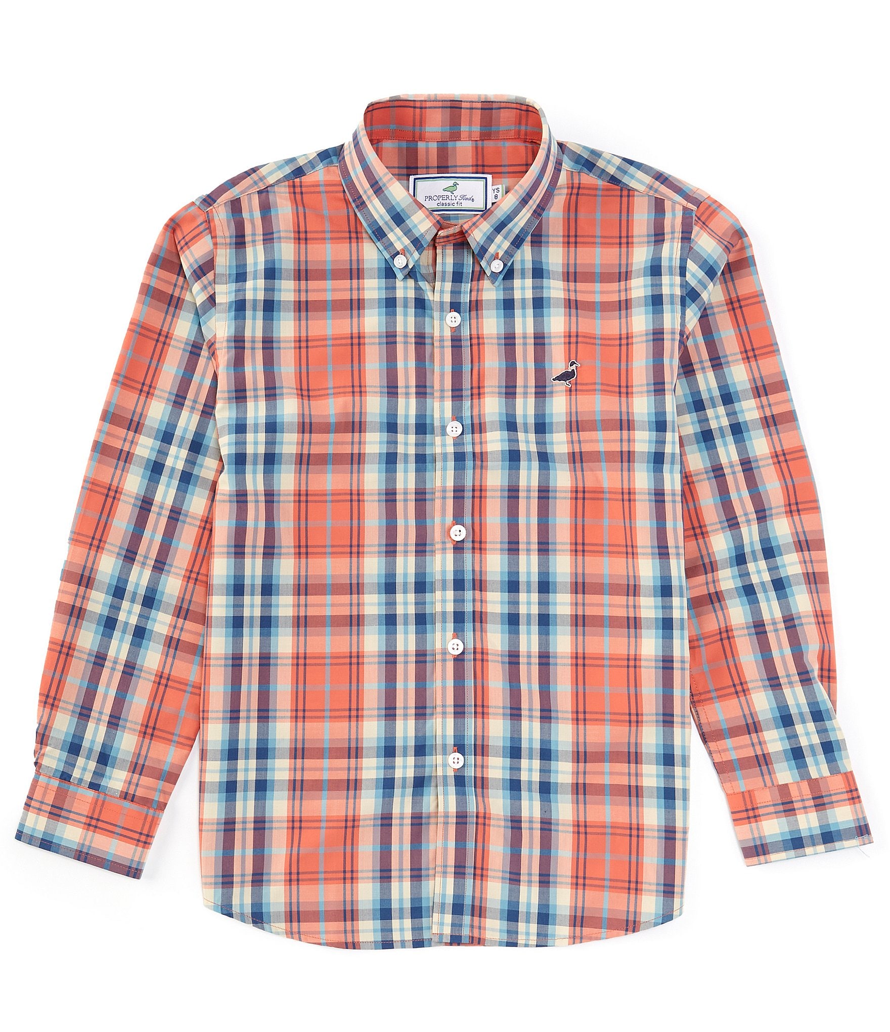 Properly Tied Big Boys 8-16 Seasonal Plaid Sport Shirt