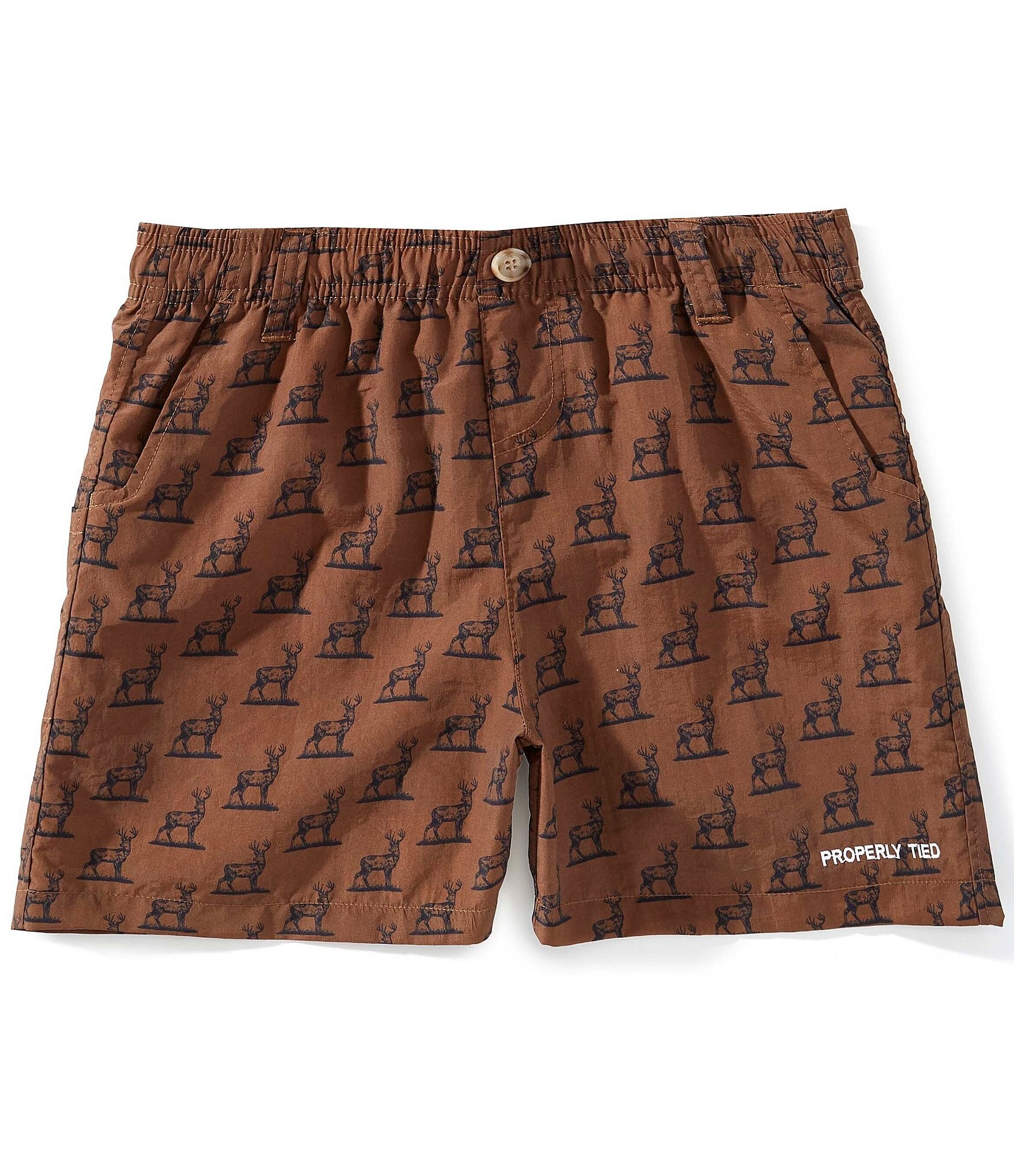 Properly Tied Big Boys Deer Mallard Shorts