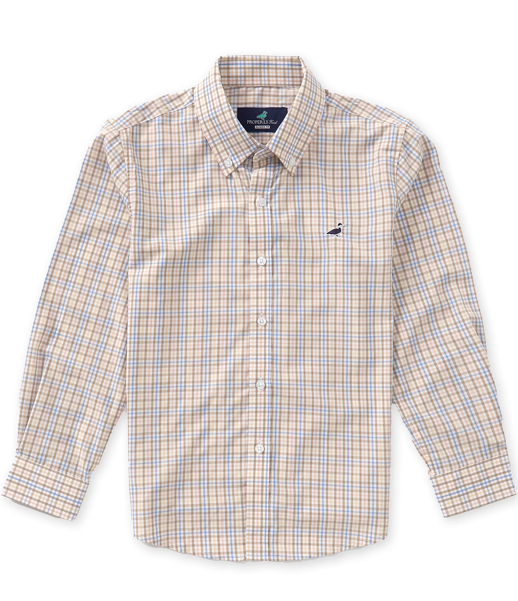 Properly Tied Big Boys Seasonal Button Front Sport Shirt