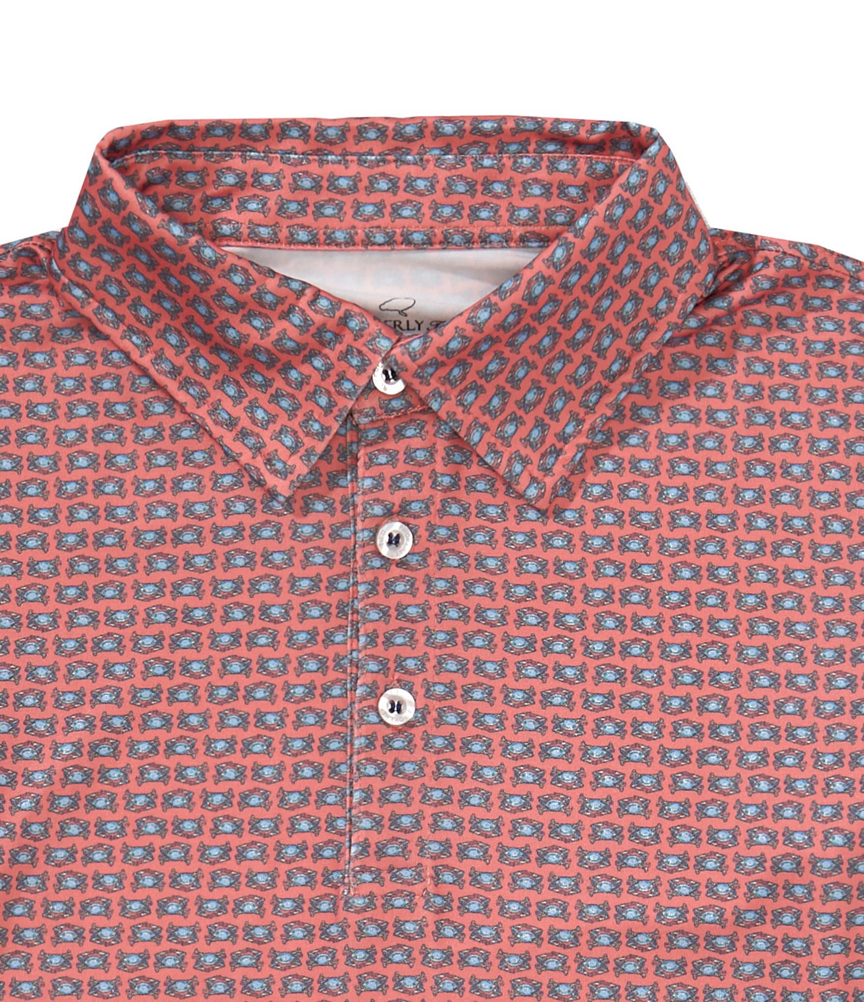 Properly Tied Little Boys 2T-7 Blue Crab Inlet Polo Shirt