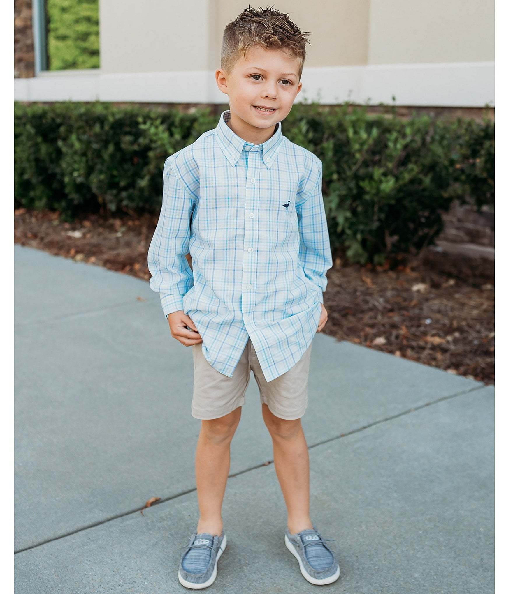 Properly Tied Little Boys 2T-7 Mallard Pull-On Shorts