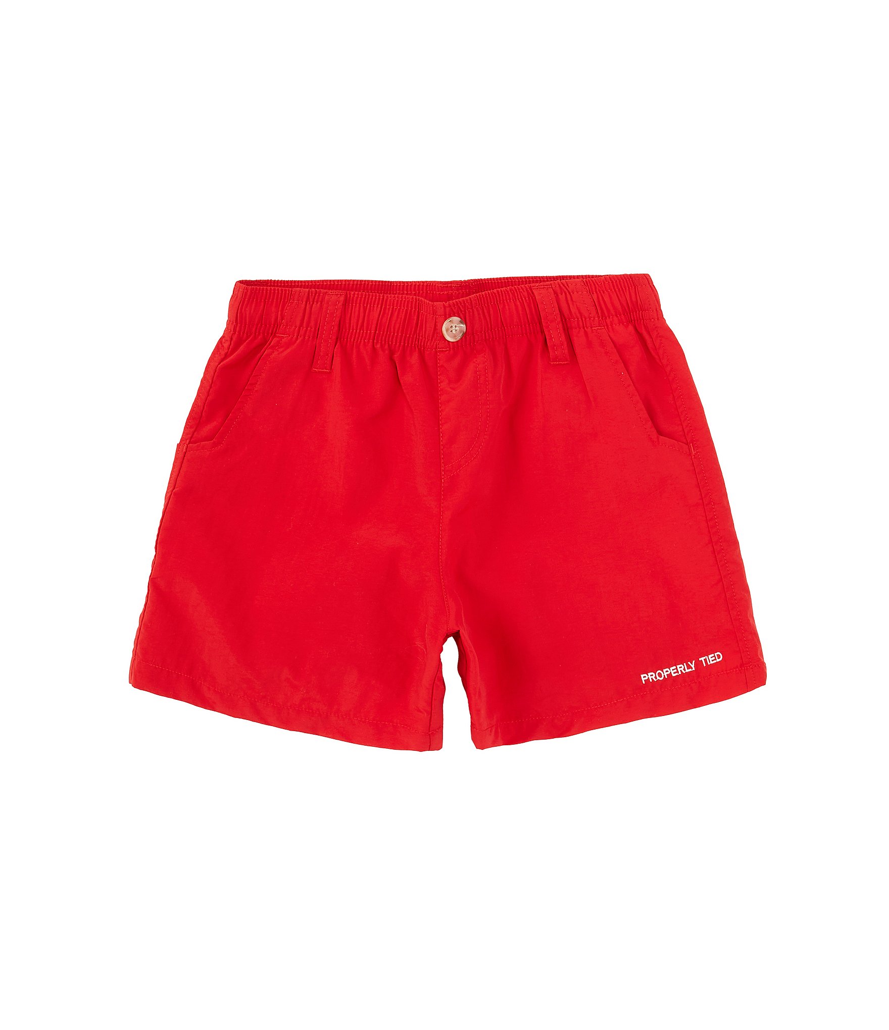 Properly Tied Little Boys' 2T-7 Pull-On Mallard Shorts